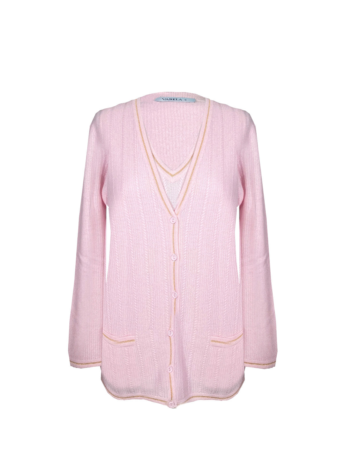CASHMERE TENNIS CARDIGAN