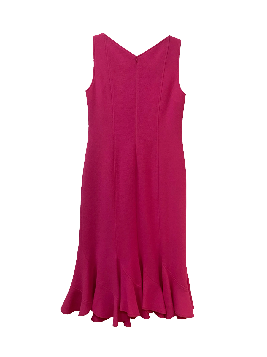 VESTIDO MIDI BUSTIER QUILLAS 2CR