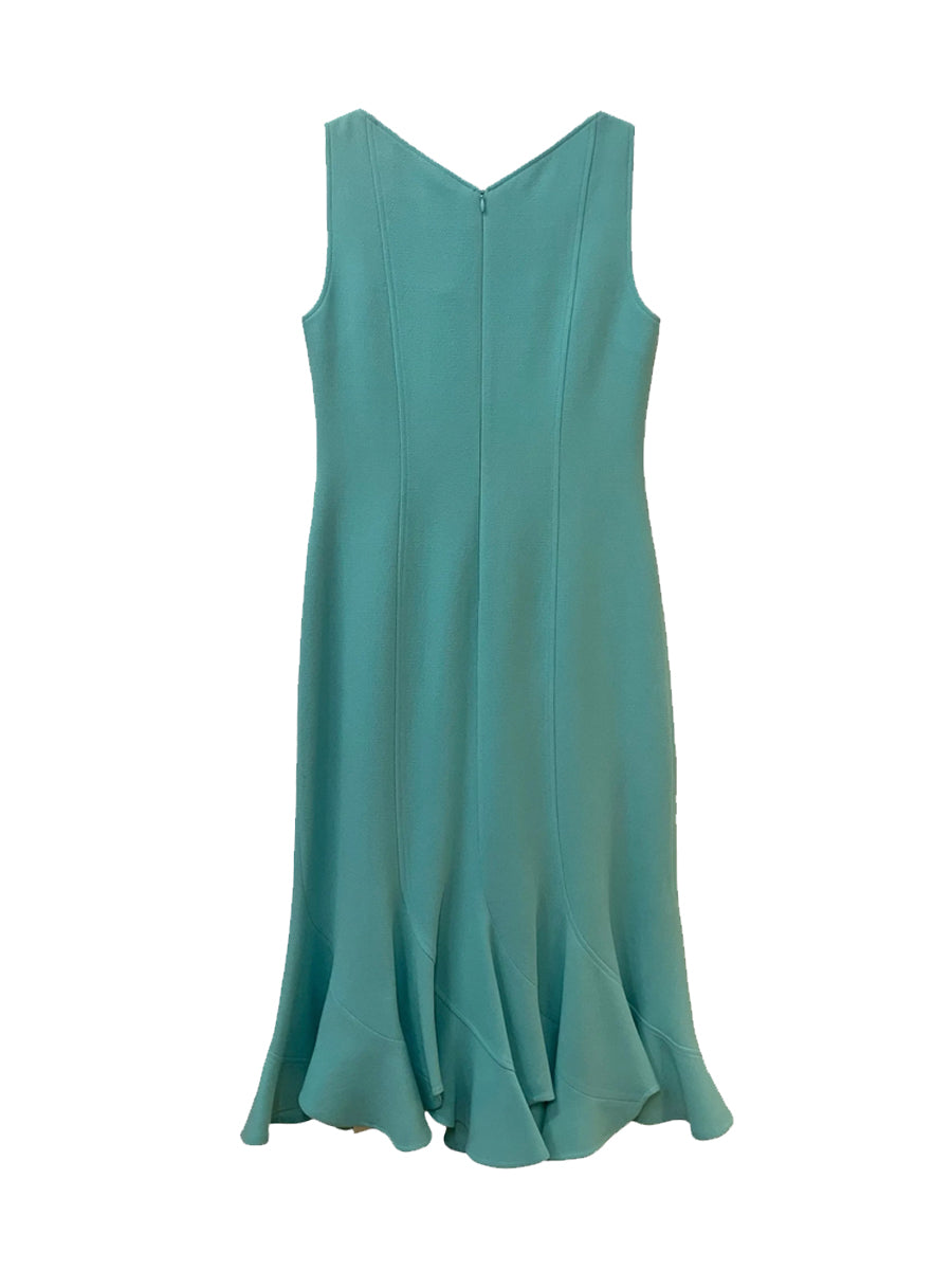 VESTIDO MIDI BUSTIER QUILLAS 2CR