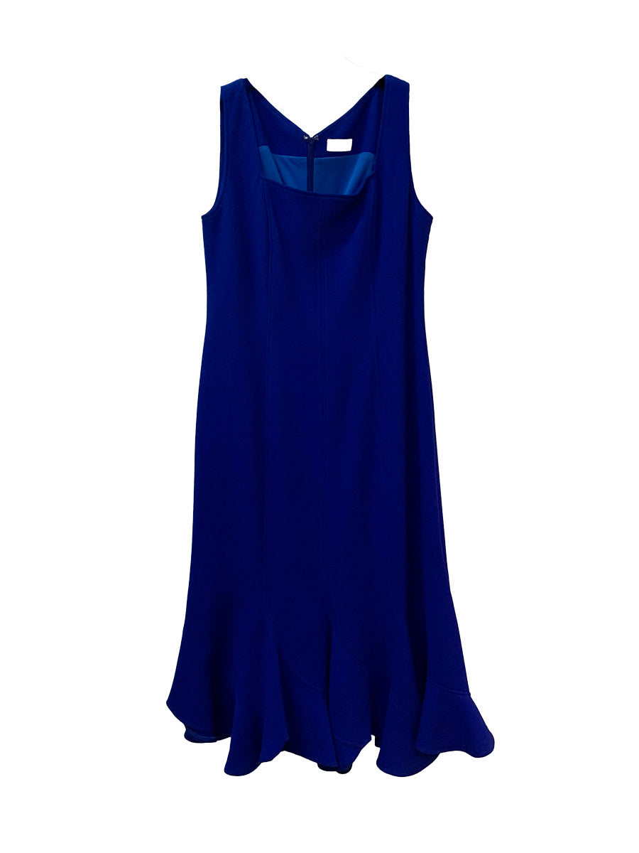 VESTIDO MIDI BUSTIER QUILLAS 2CR