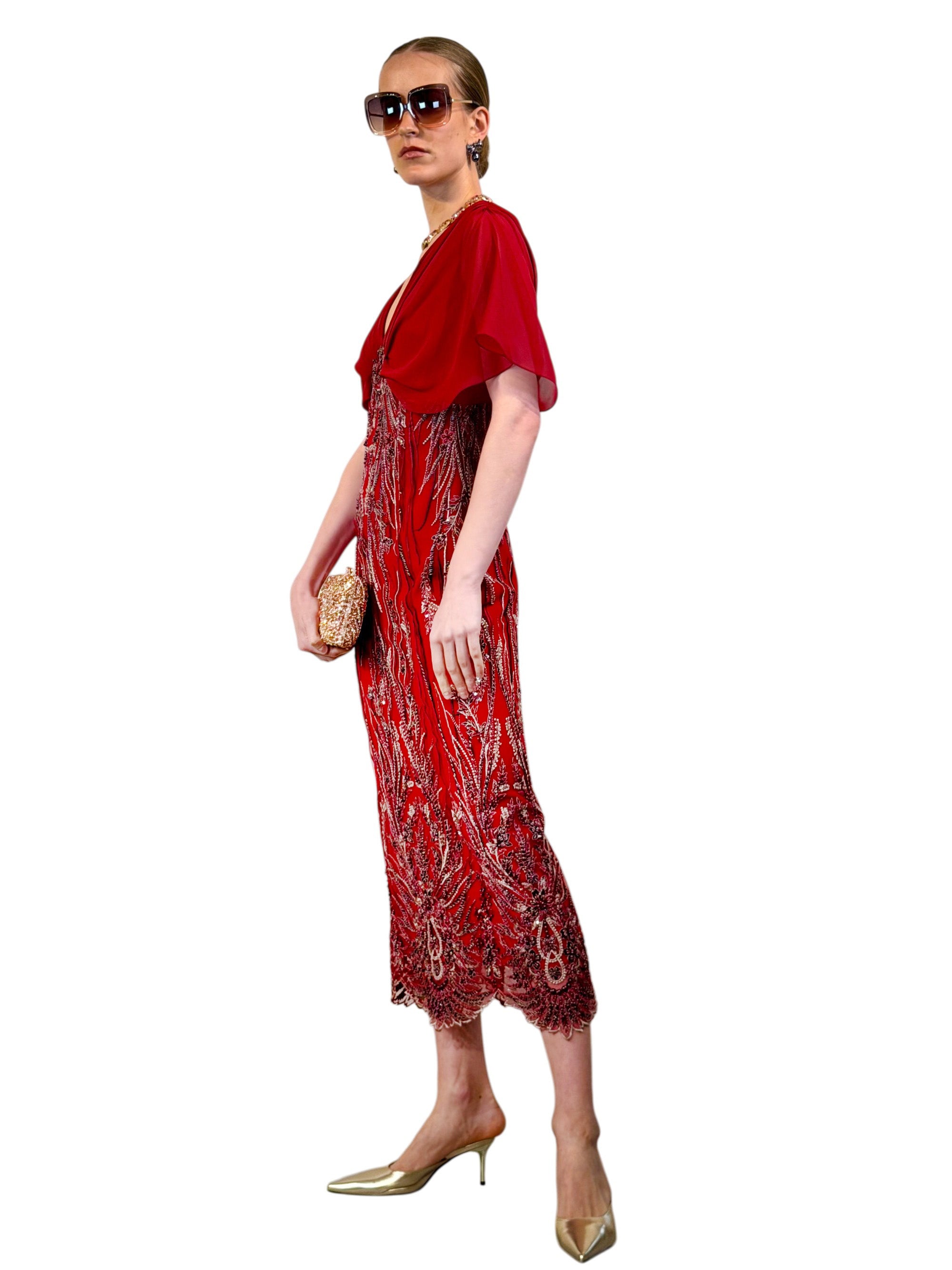 VESTIDO KELSY TUL BORDADO