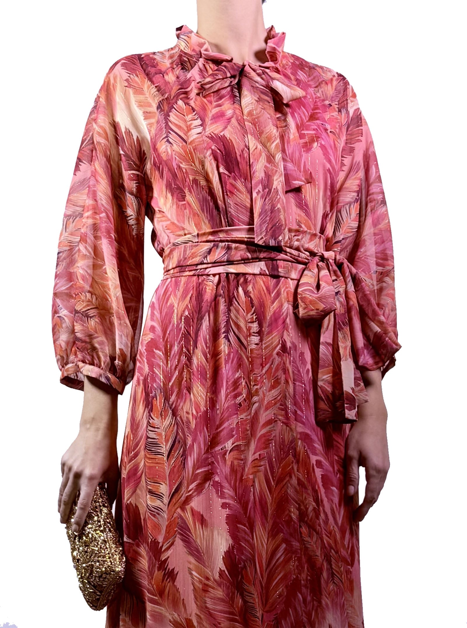 PRINTED PIRATE LONG DRESS