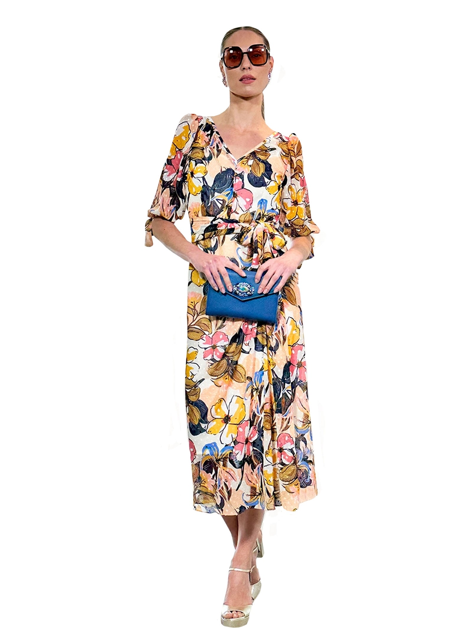 MIDI V DRESS PLUMETI PAREO