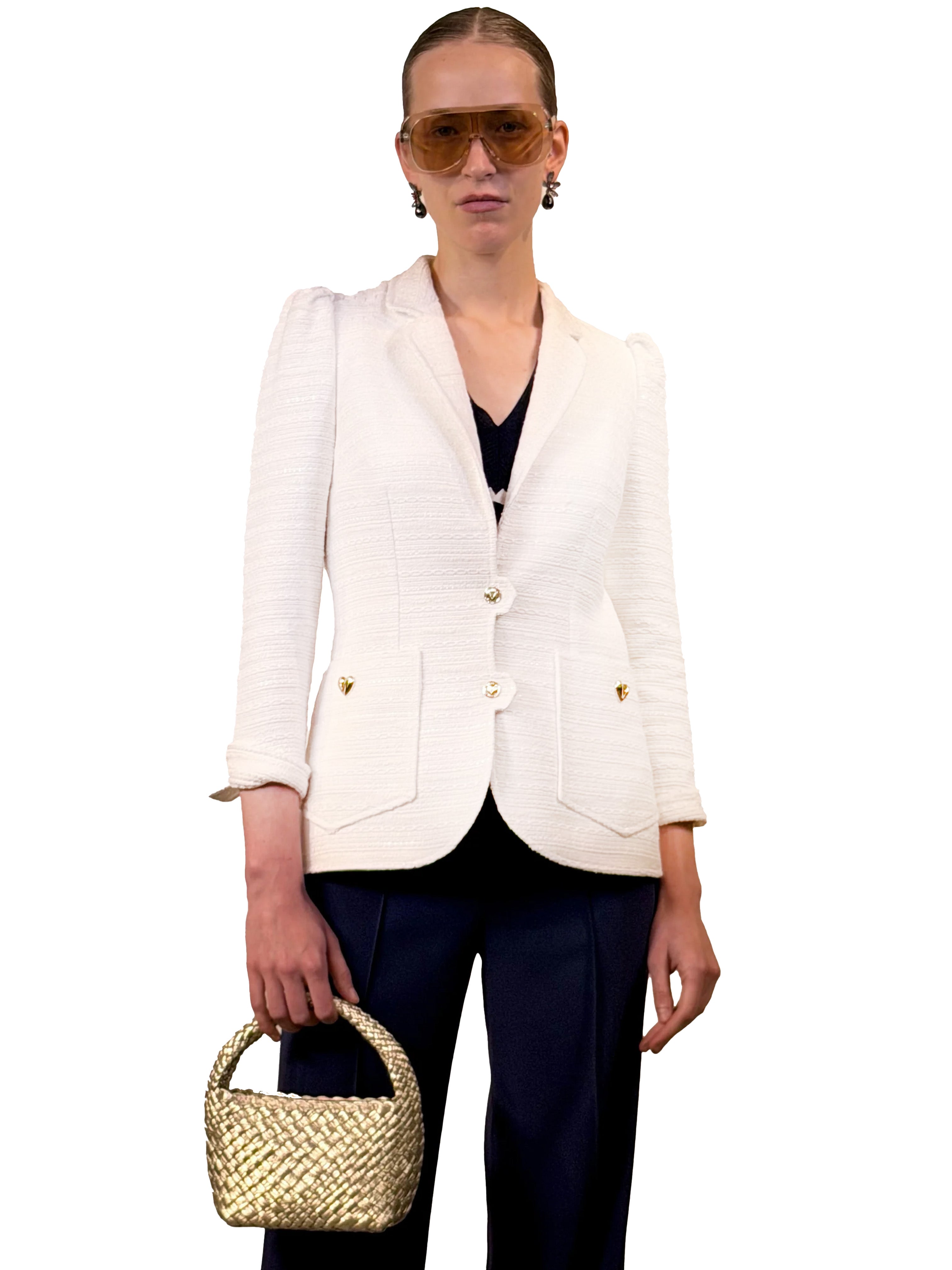 CHAQUETA PIJAMA TWEED FLECHA