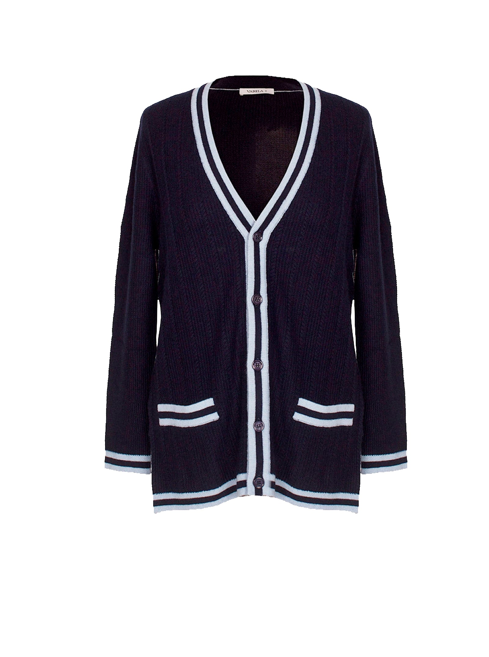 CASHMERE TENNIS CARDIGAN