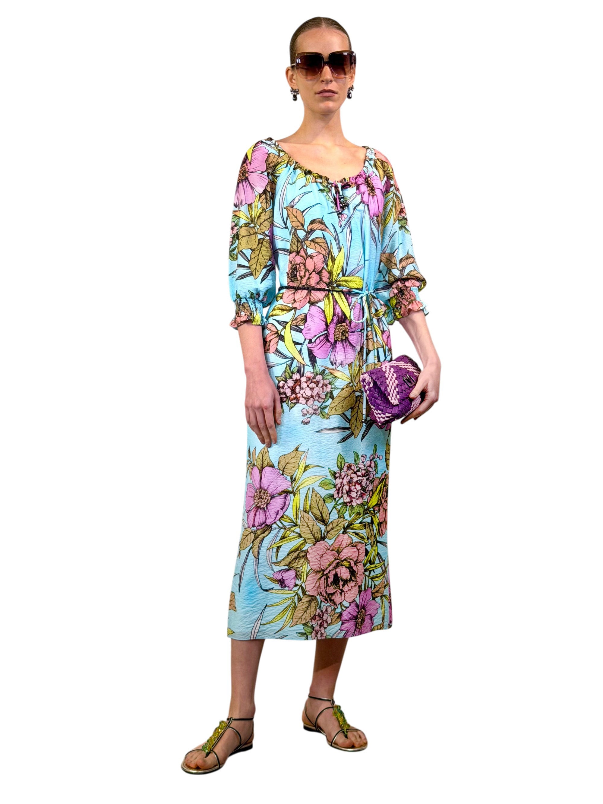 VESTIDO MIDI COOPER ESTAMPADO