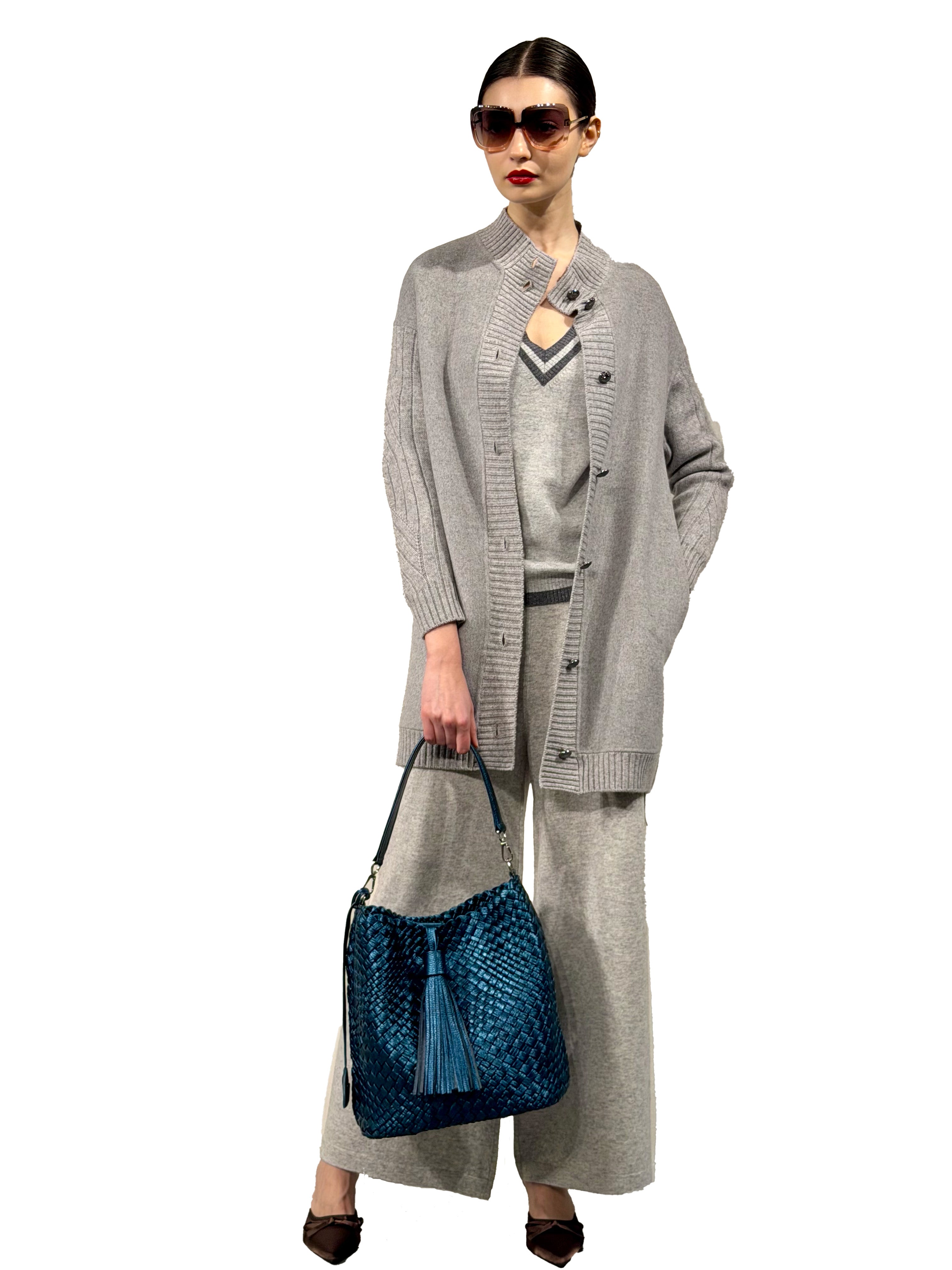 NEW RELAXED FIT LONG CARDIGAN