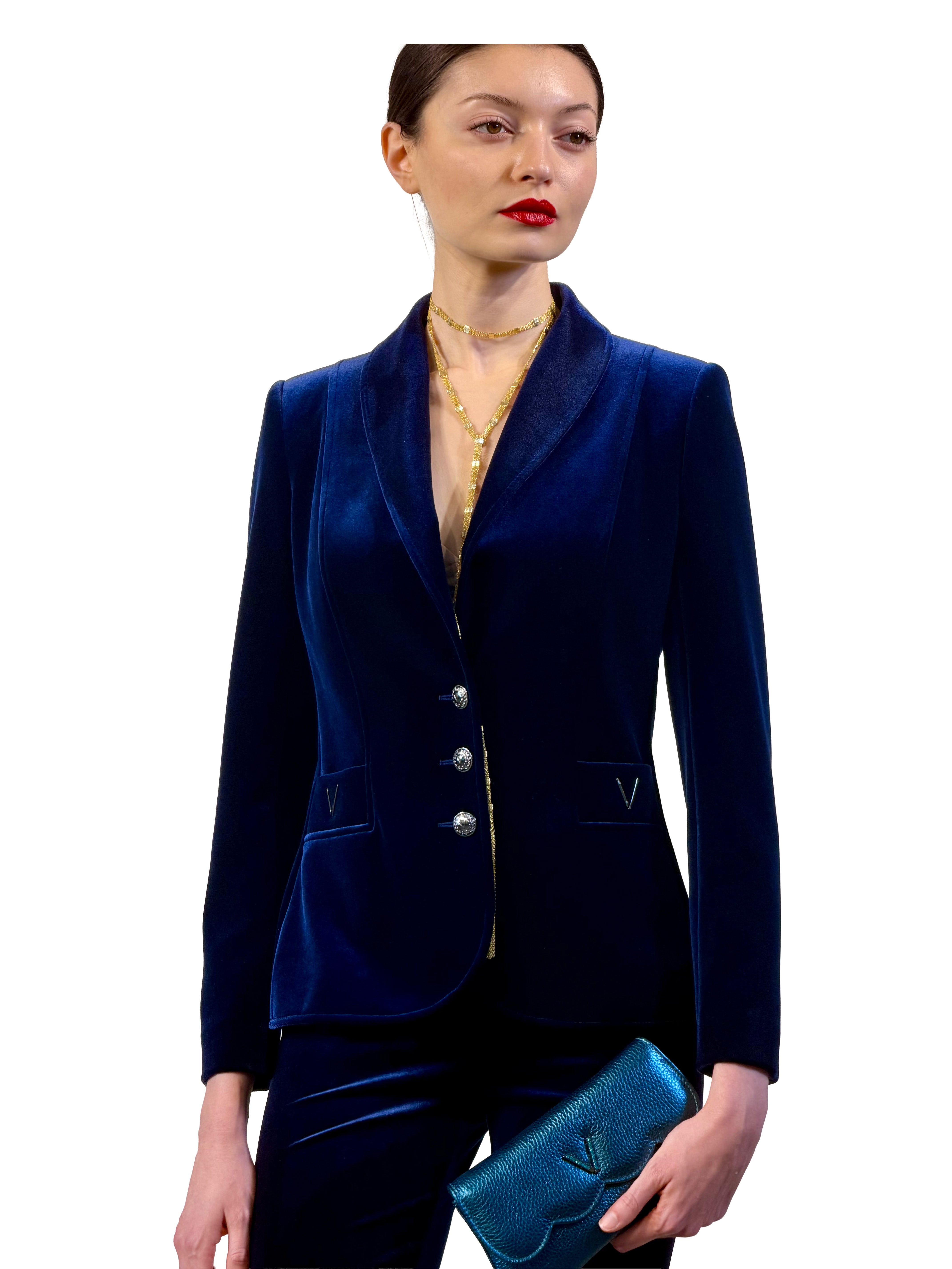 VELVET SMOKING JACKET