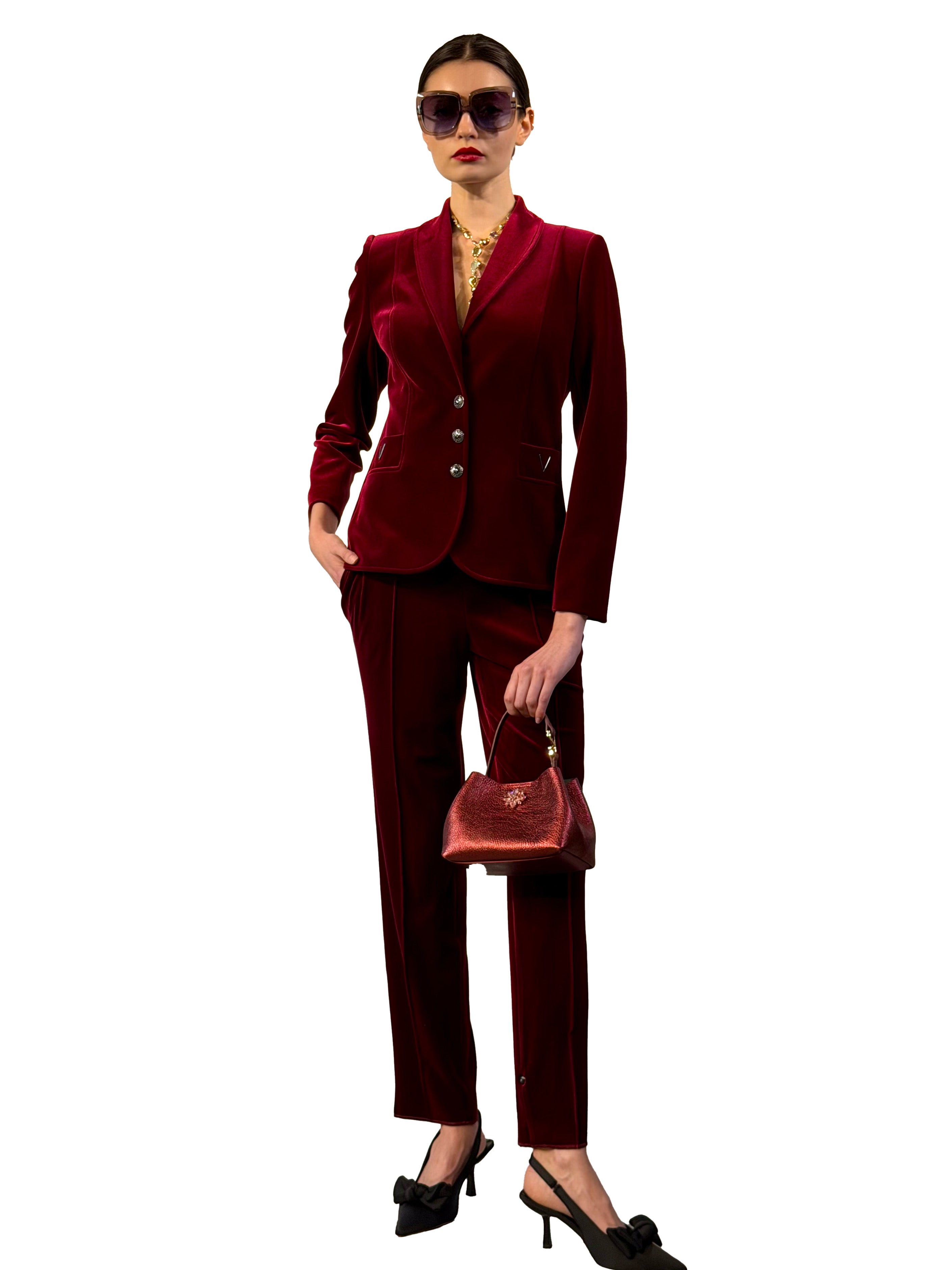 VELVET SMOKING JACKET