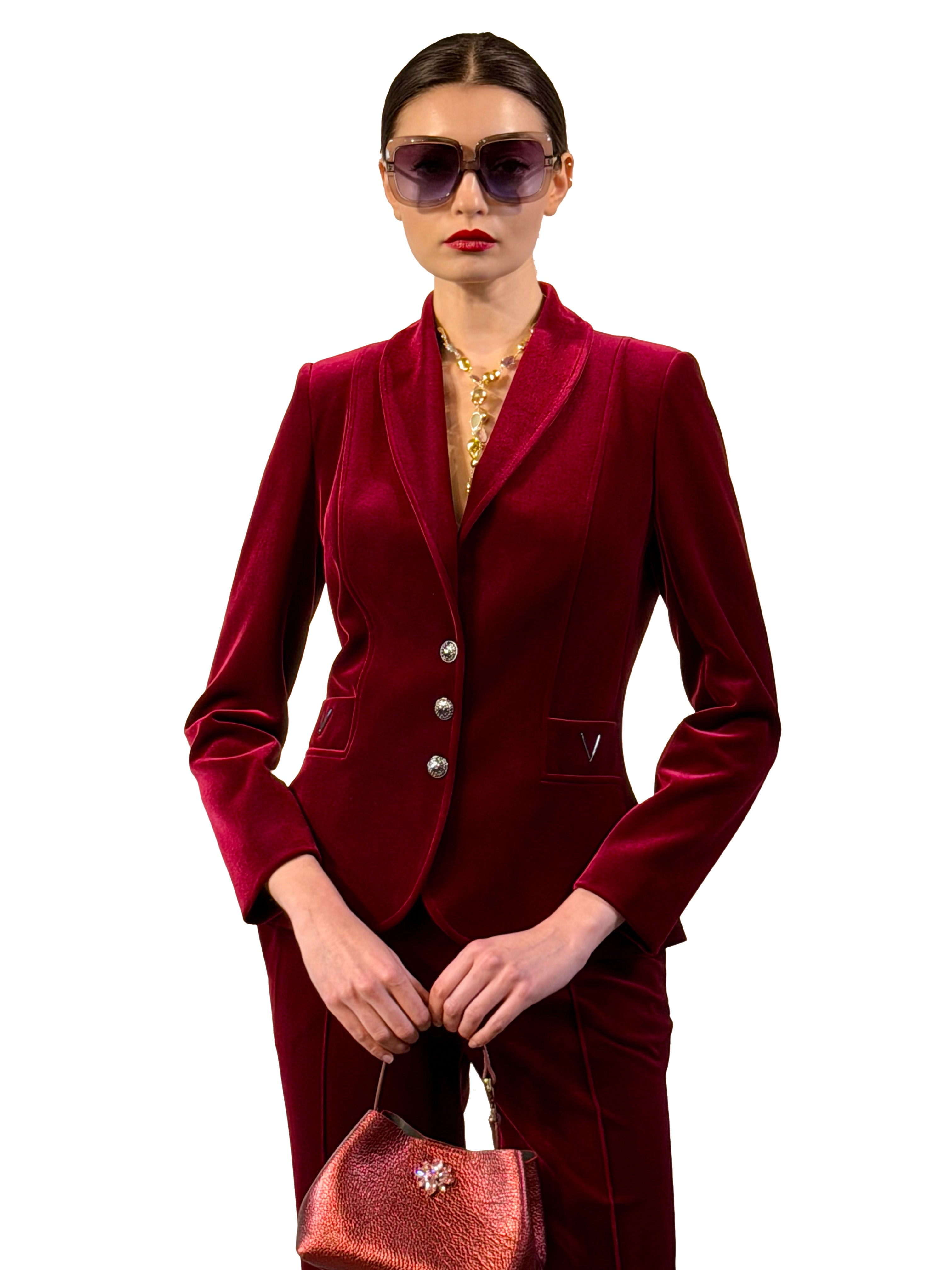 VELVET SMOKING JACKET