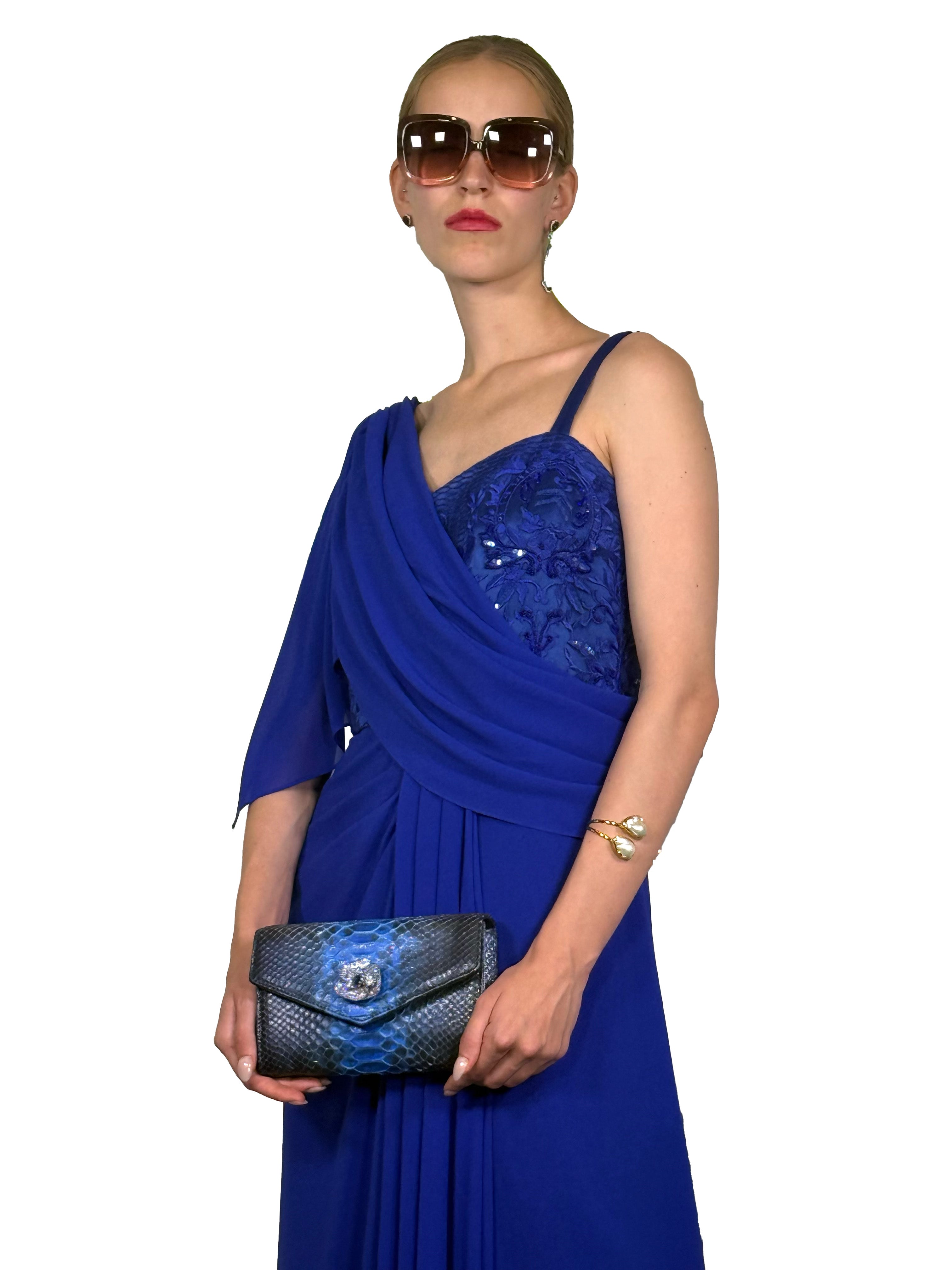 VESTIDO BORDADO AZALEA FRUNCES PAÑUELO