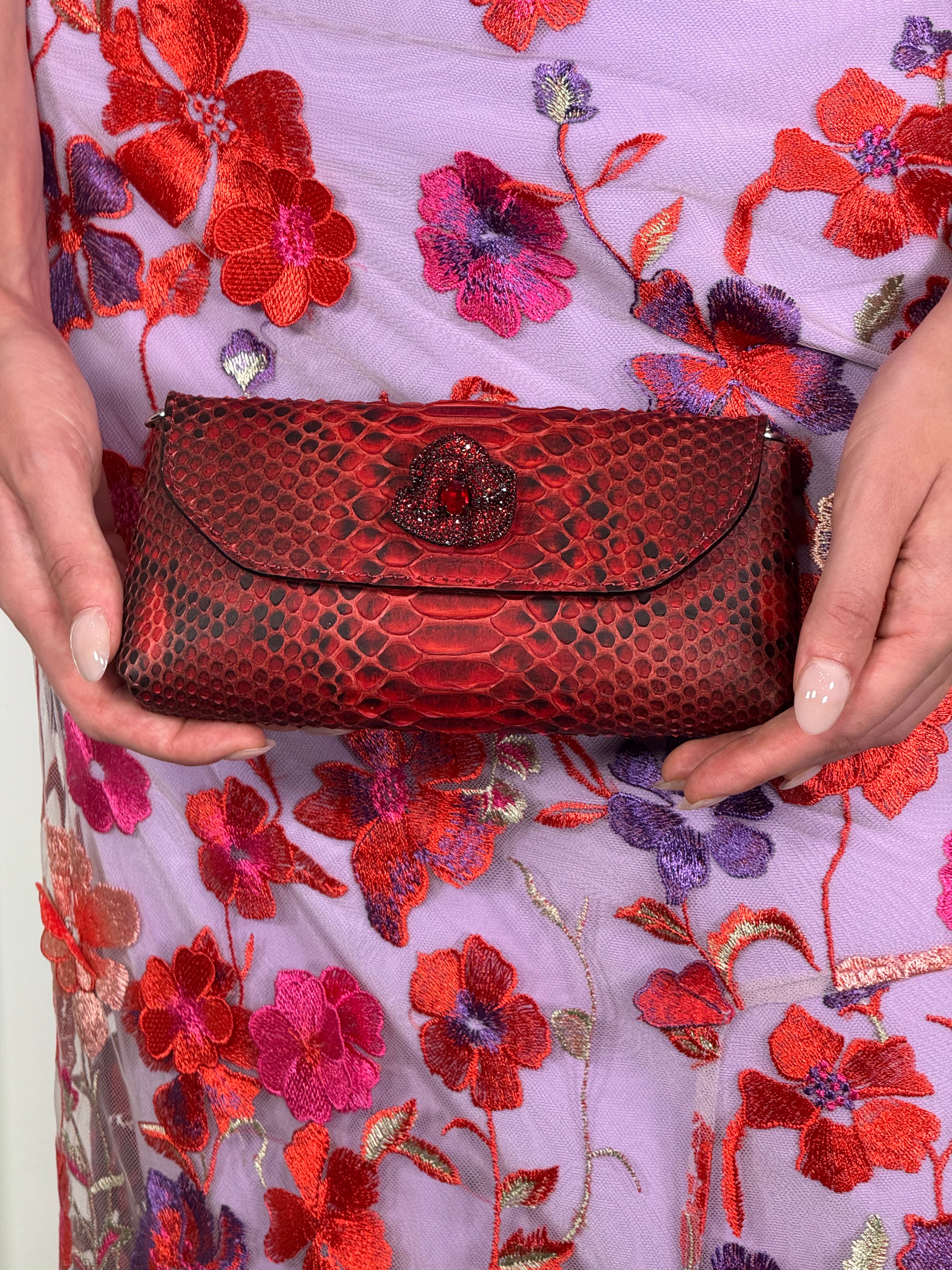 BAGUETTE CAPRI ORQUIDEA PITON