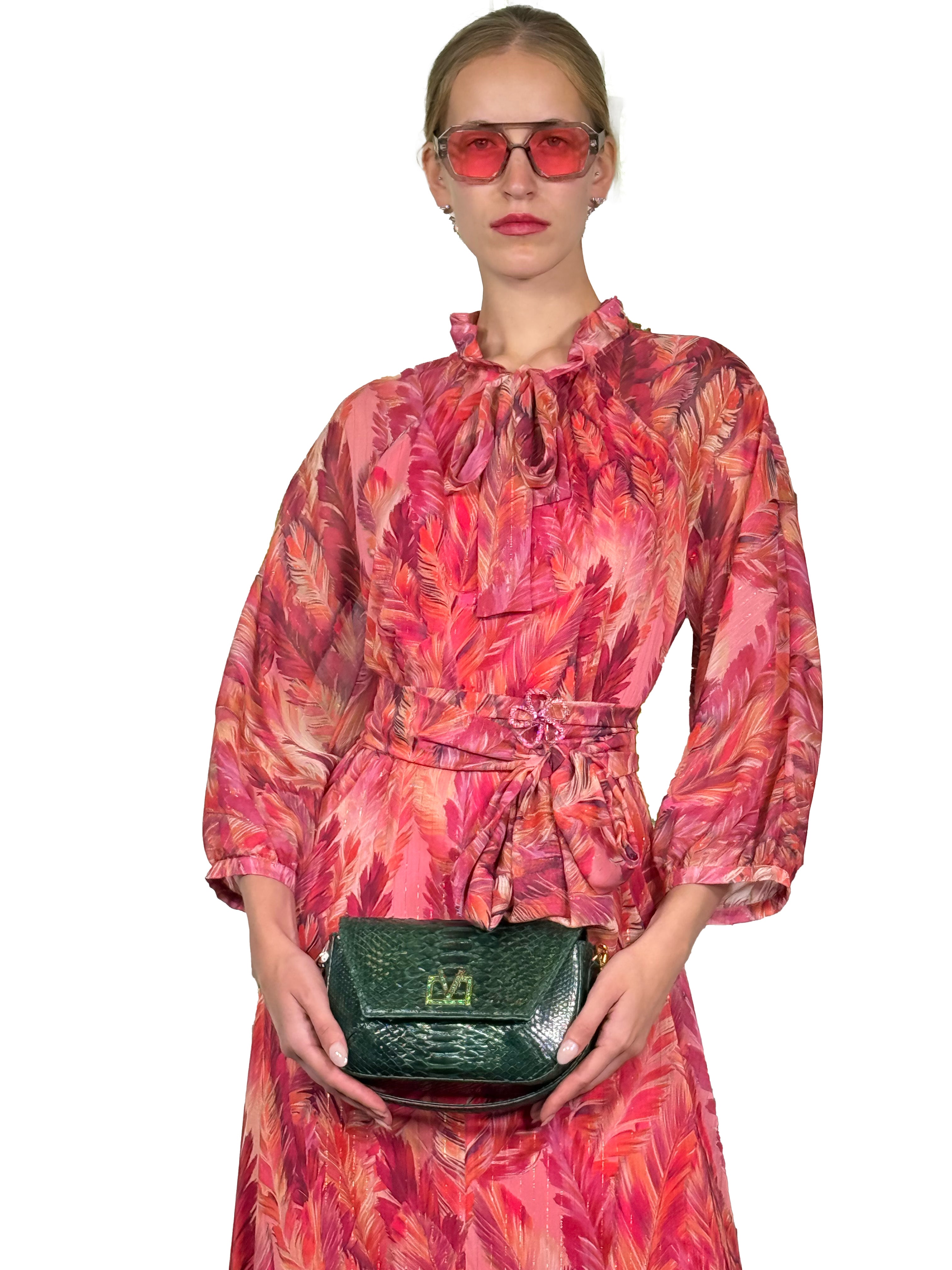 VESTIDO LARGO PIRATA ESTAMPADO