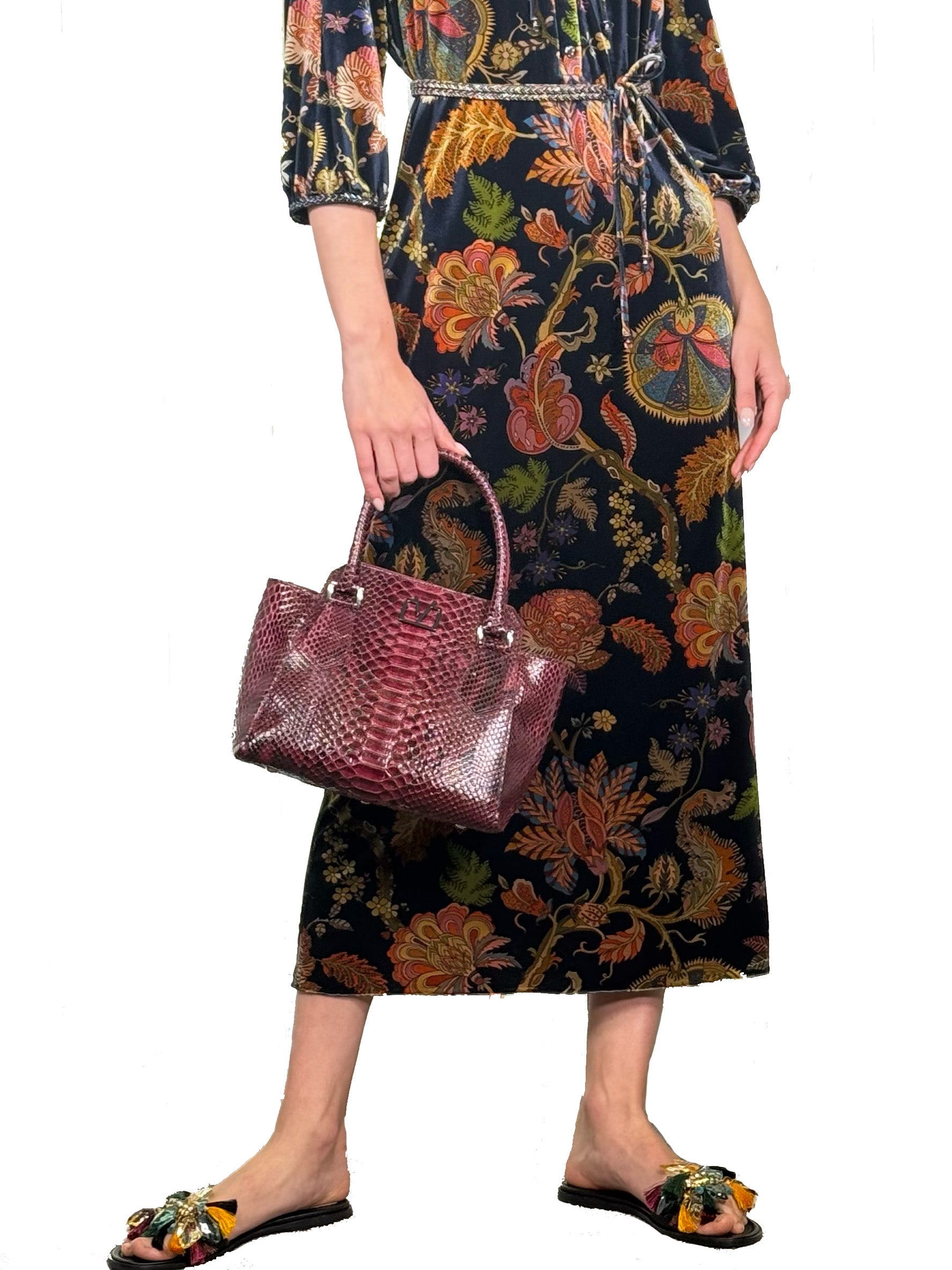 VESTIDO MIDI COOPER VELVET