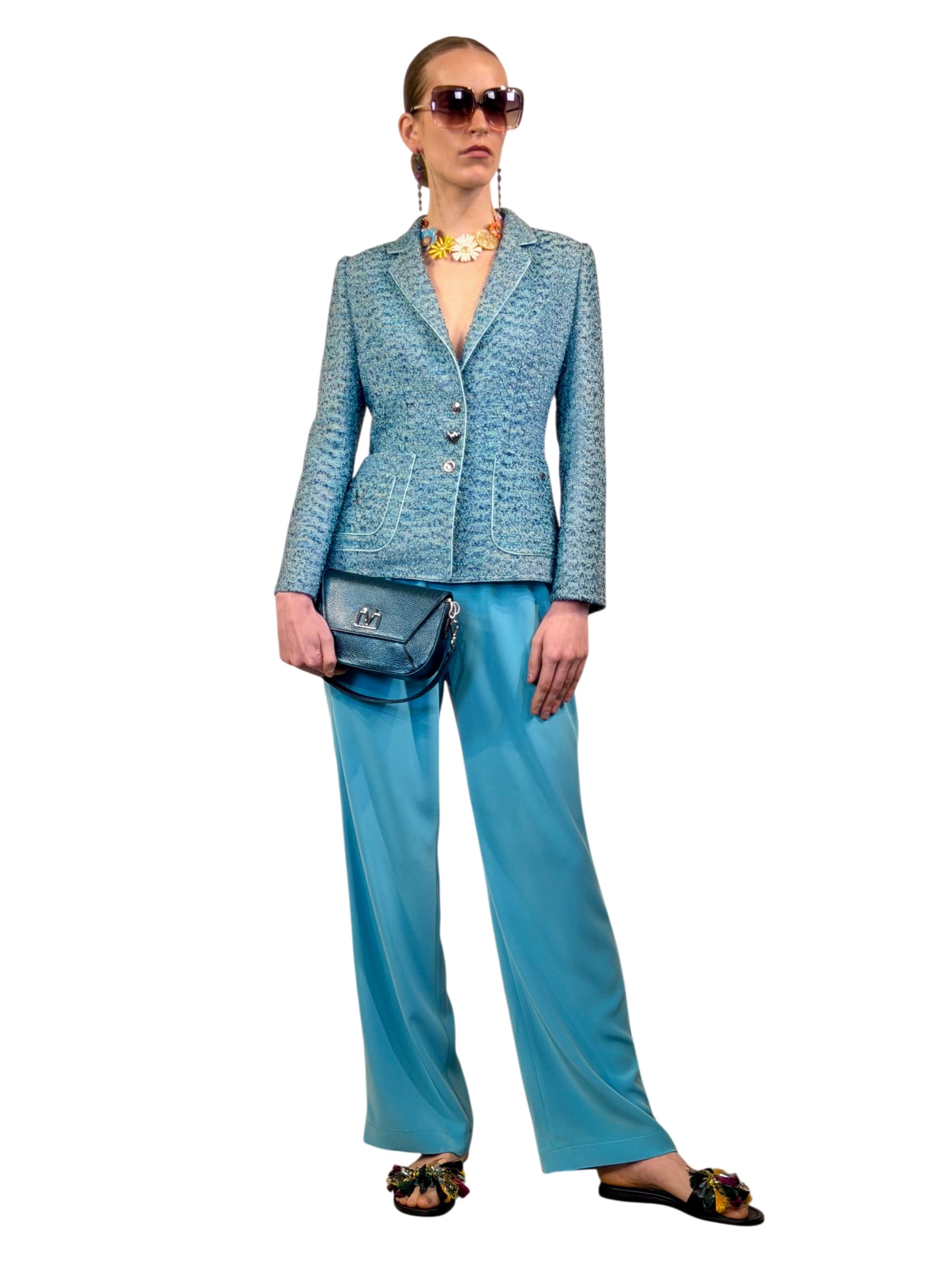 CHAQUETA SASTRE TWEED GALON