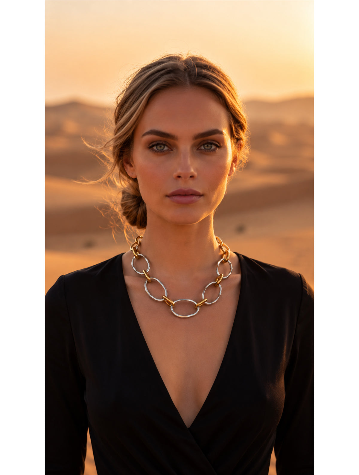COLLAR CORTO TRENZA MIX