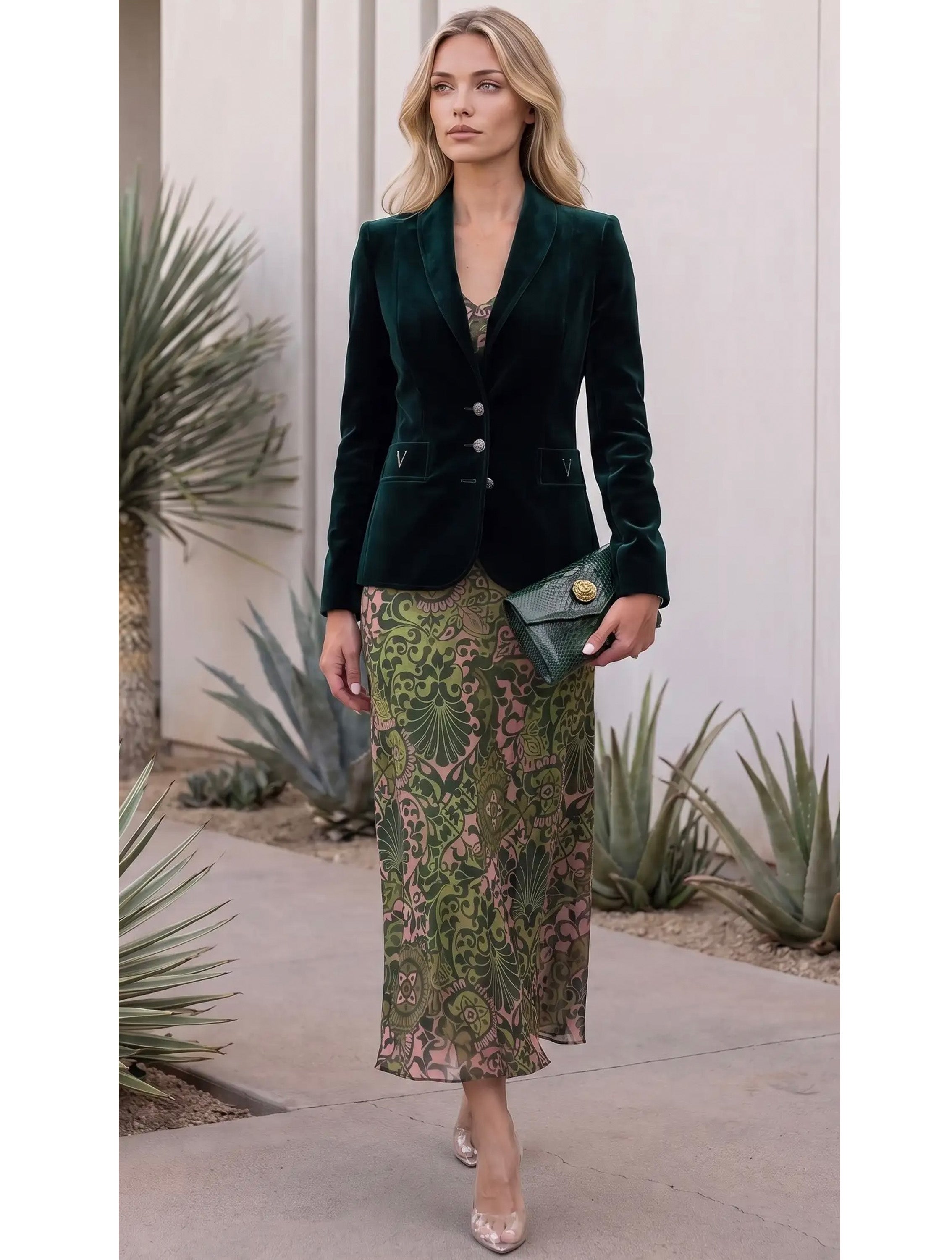VELVET SMOKING JACKET