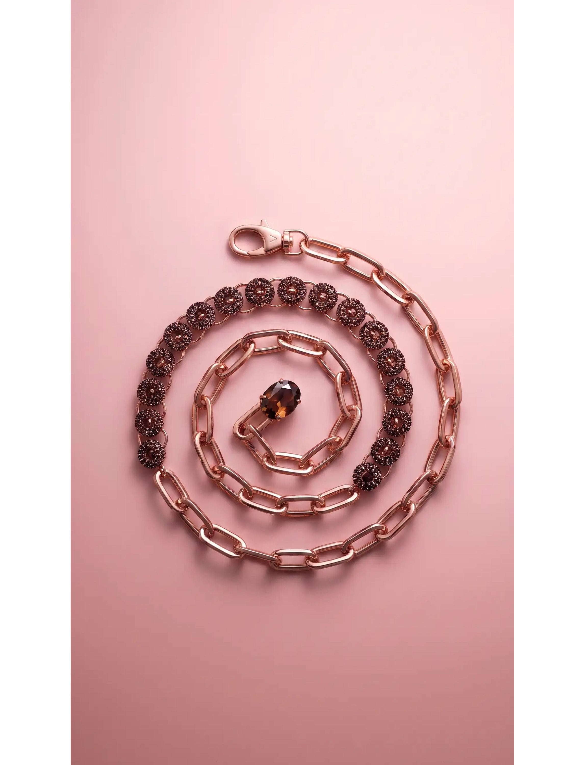 GOLD CHAIN BELT CRYSTAL RINGS