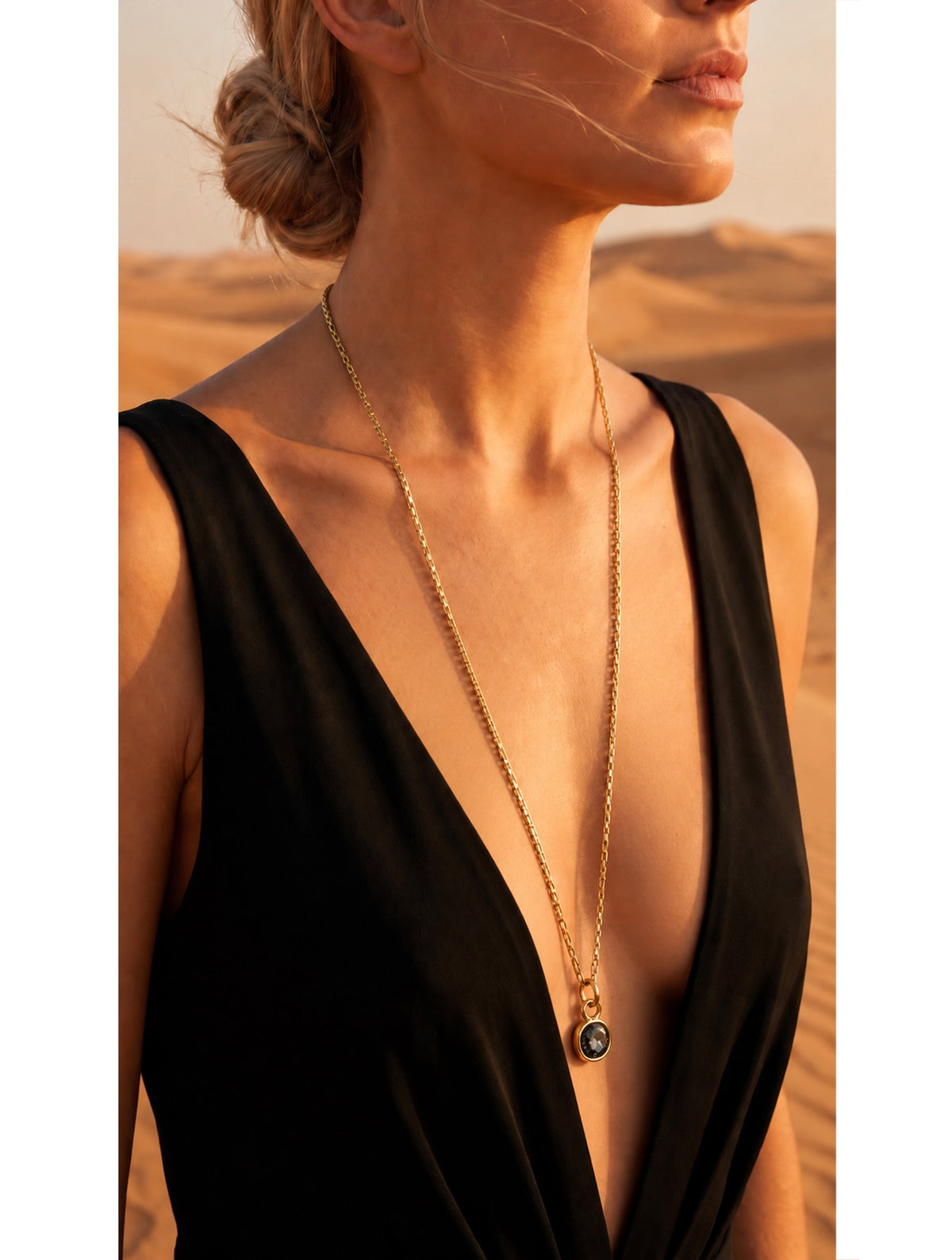 COLLAR MICRO ESLABON LARGO JOYA
