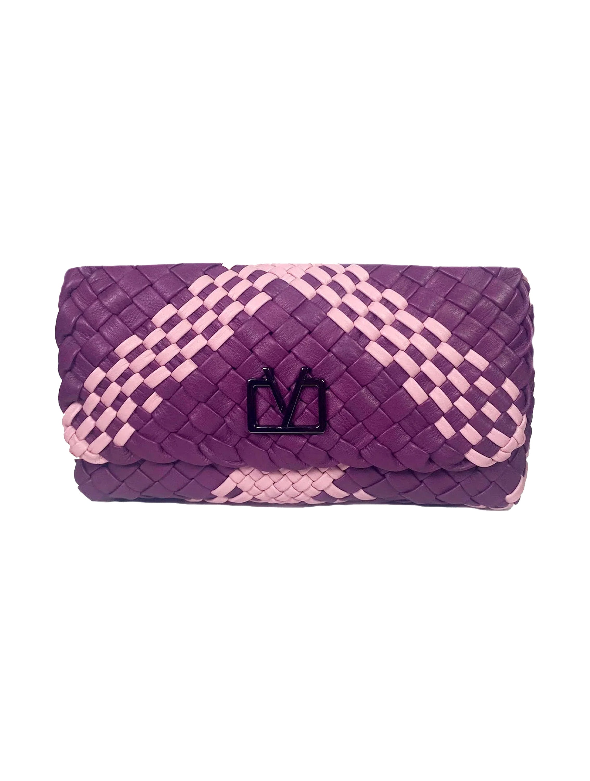 NEW MADISON V BRAIDED BI CLUTCH