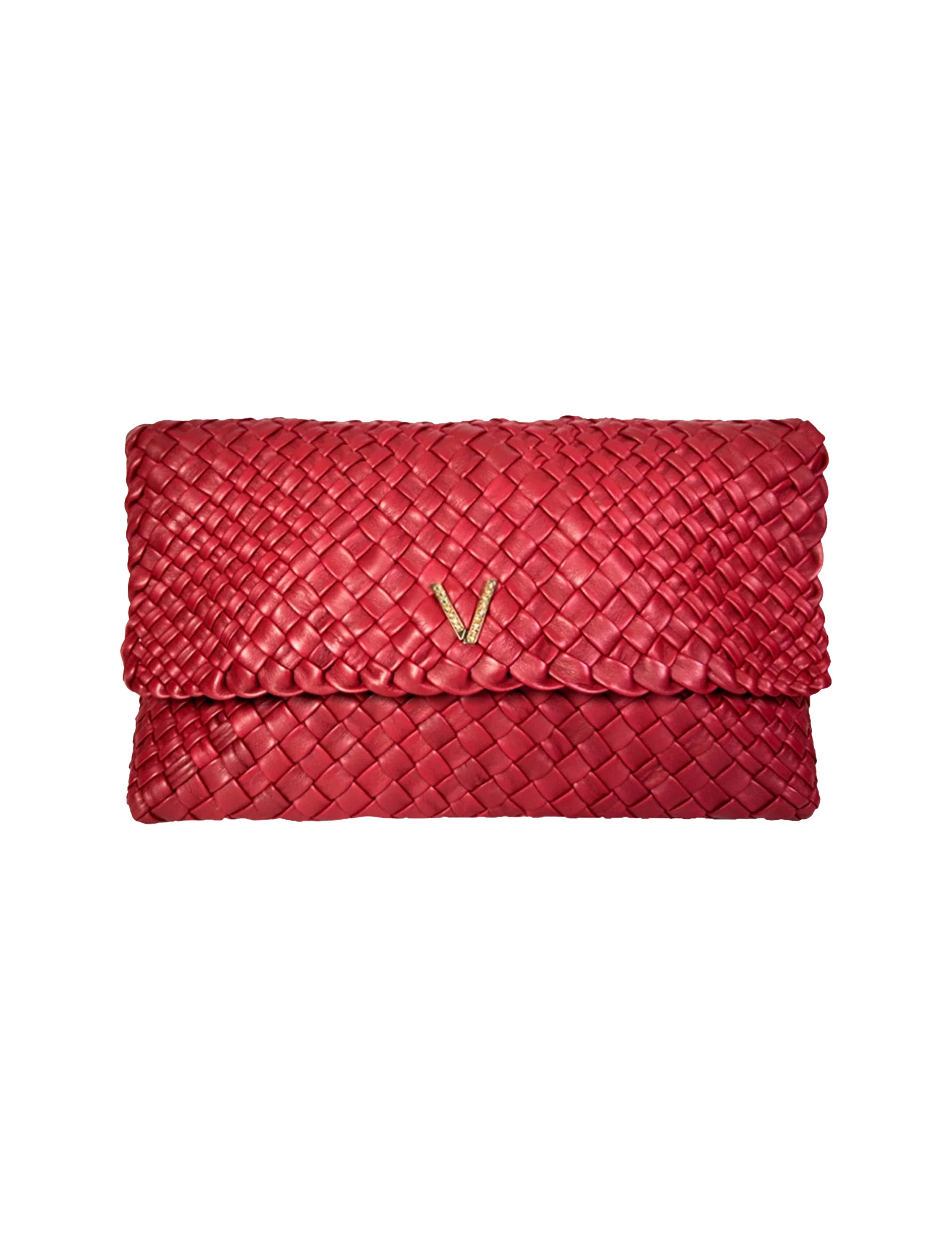 MADISON V BRAIDED BI CLUTCH