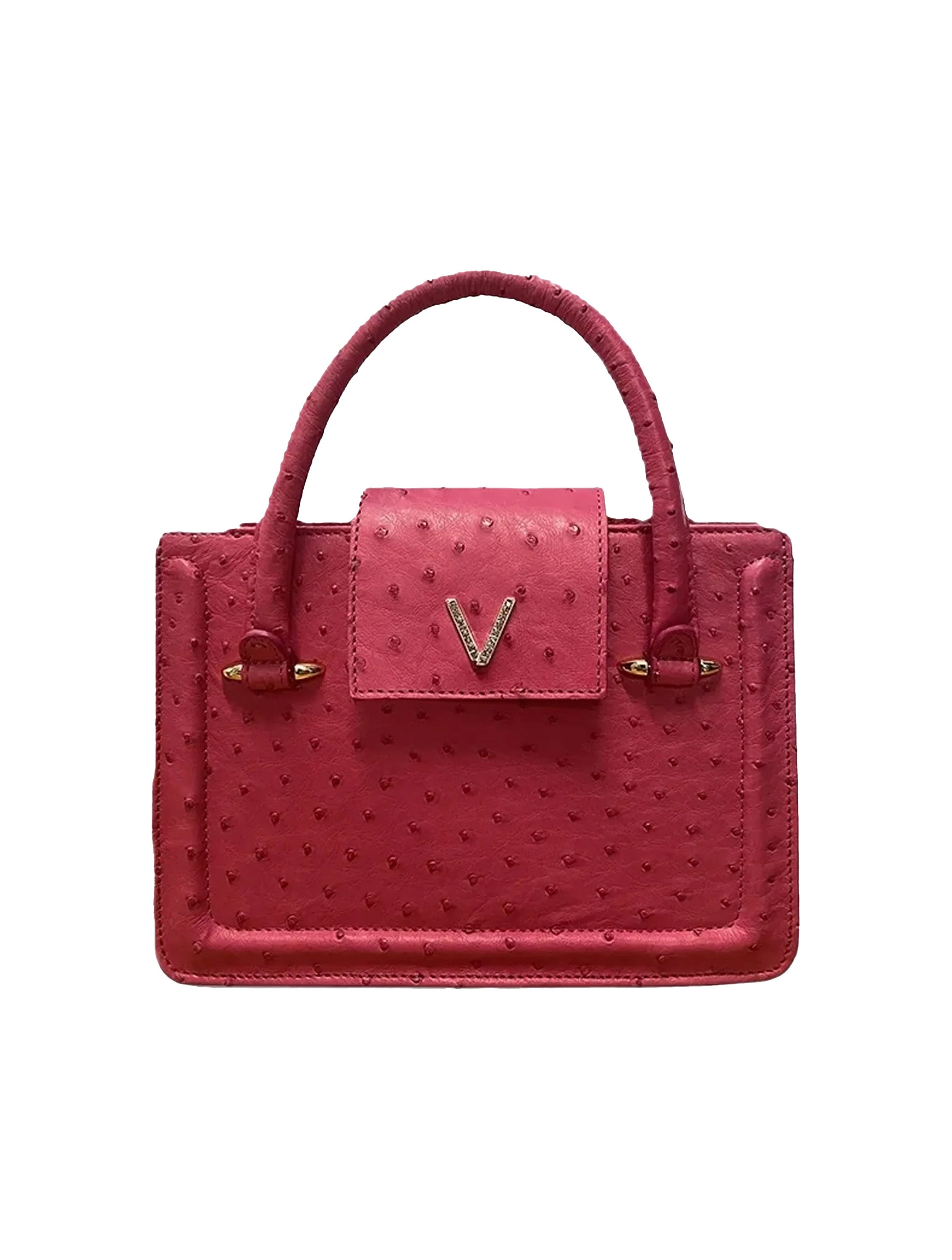 HARPER V OSTRICH TOTE