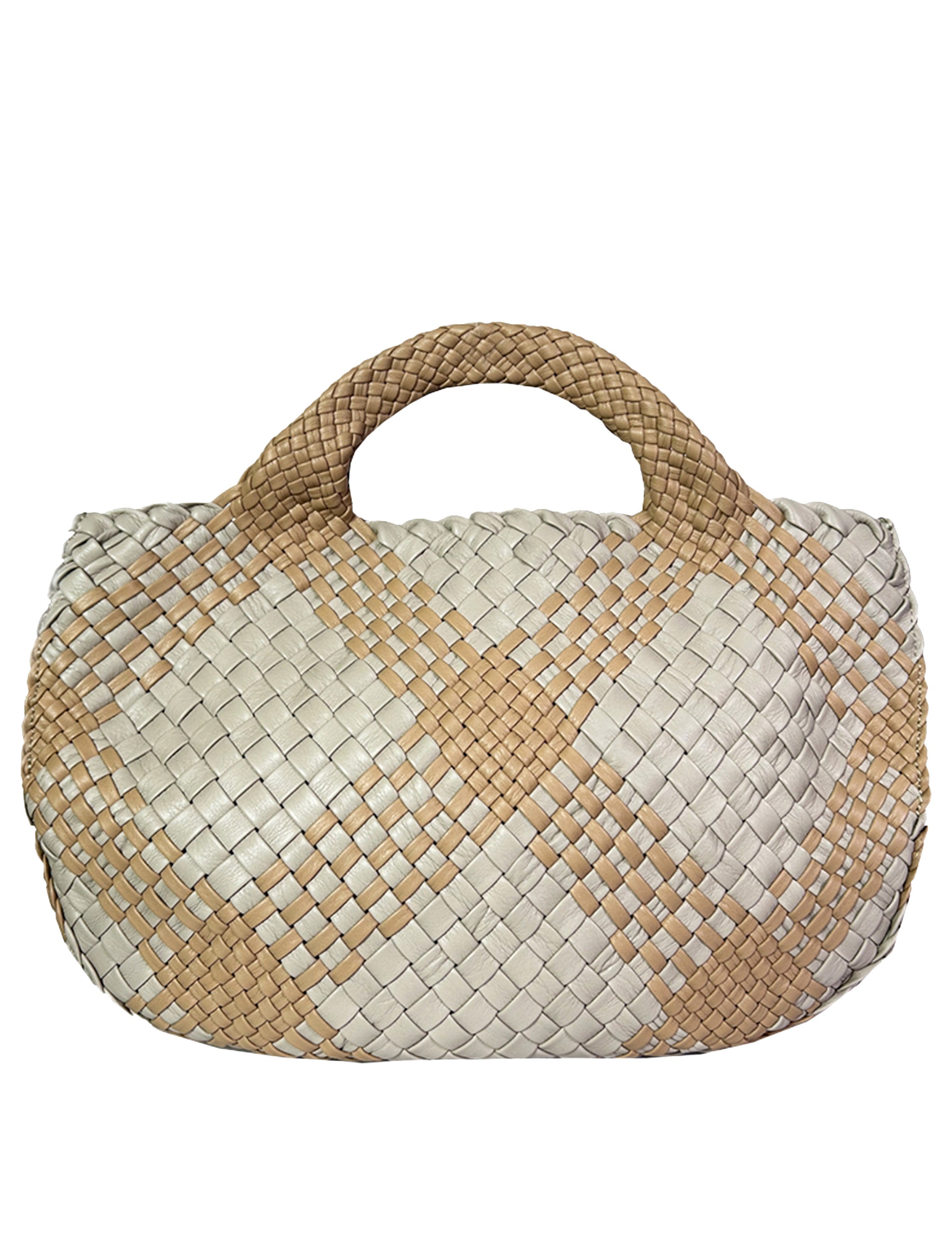 THE V BRAIDED TOTE