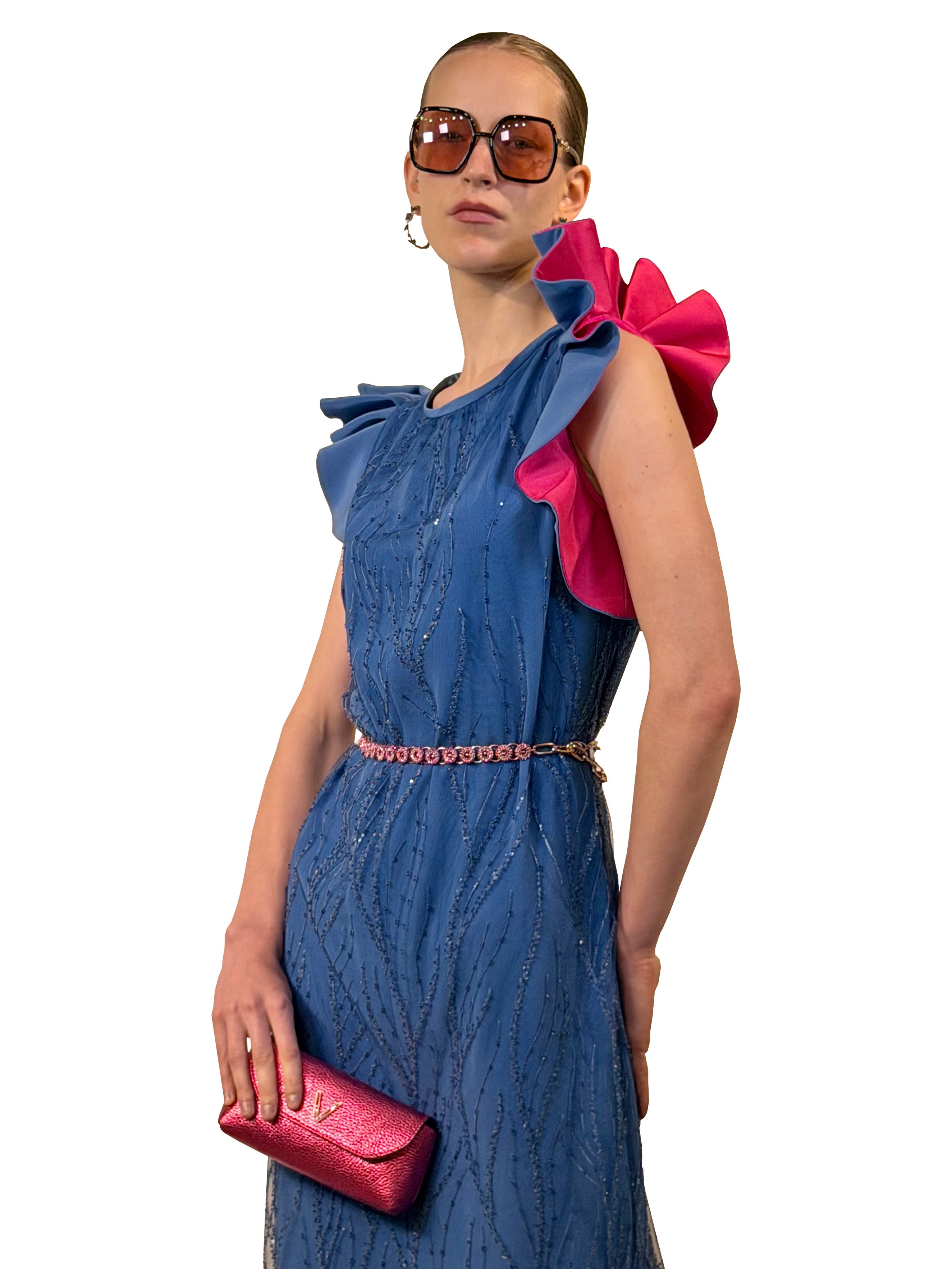 MIDI TUNIC CRYSTAL TULLE