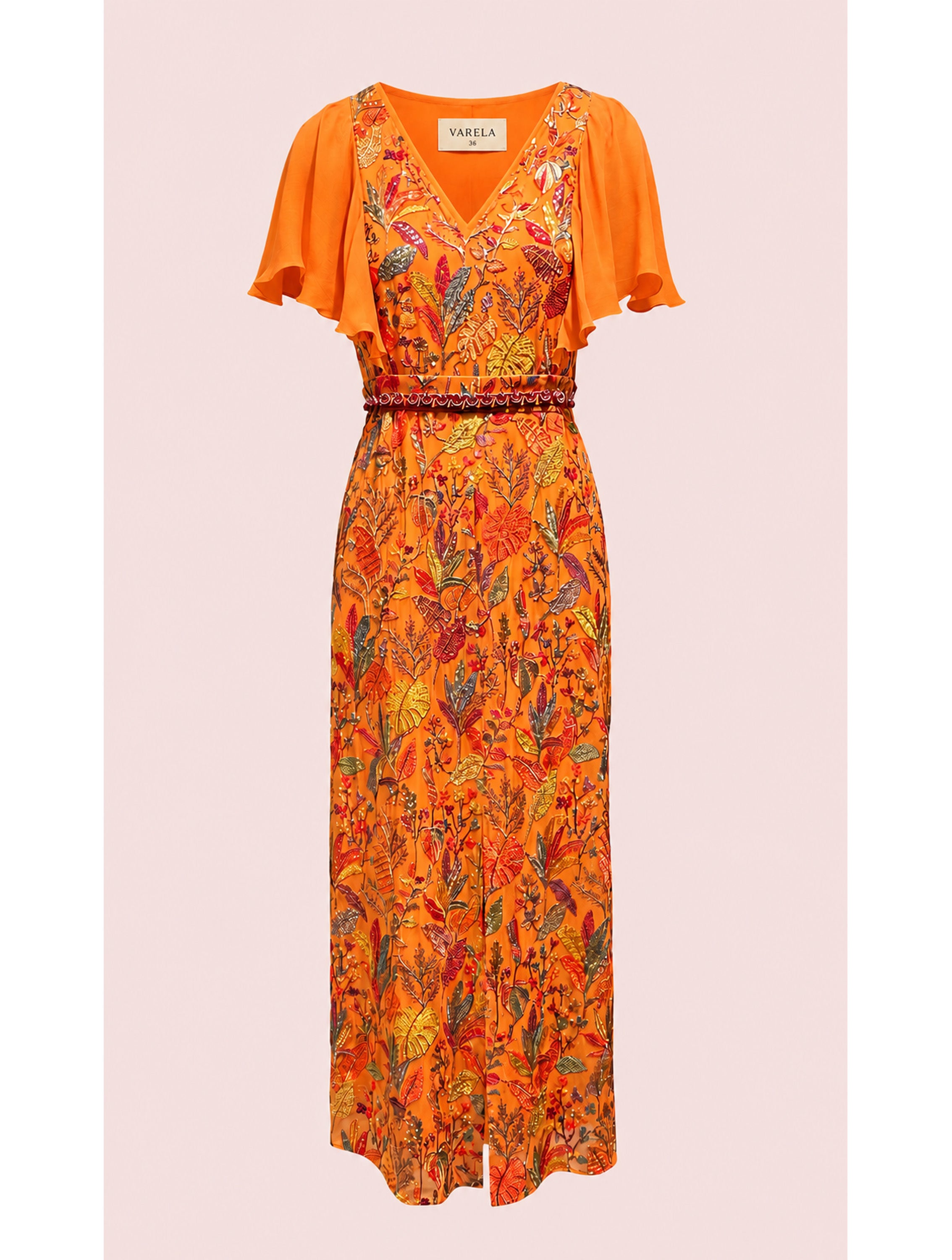 VESTIDO BRADLY GASA BORDADA