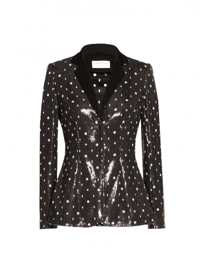 CHAQUETA PAILLETTES LUNARES