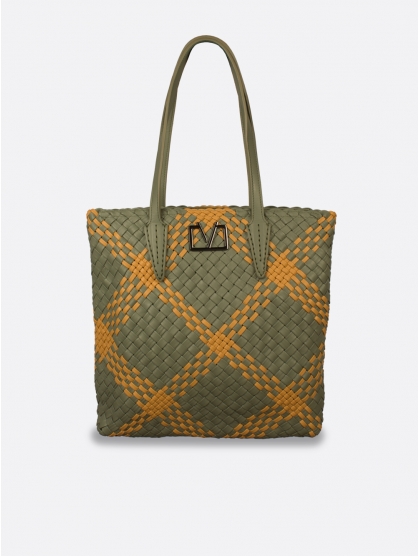 ASHTON V BRAIDED BI TOTE