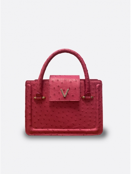 HARPER V OSTRICH TOTE