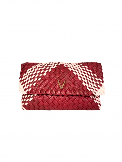 MADISON V BRAIDED BI CLUTCH