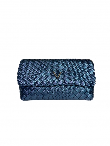 NEW MADISON V BRAIDED CLUTCH