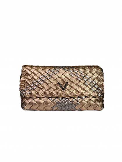 NEW MADISON V BRAIDED BI CLUTCH