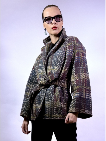 Trench Over Tartan