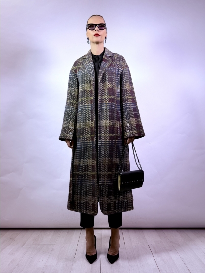 ABRIGO OVER TARTAN