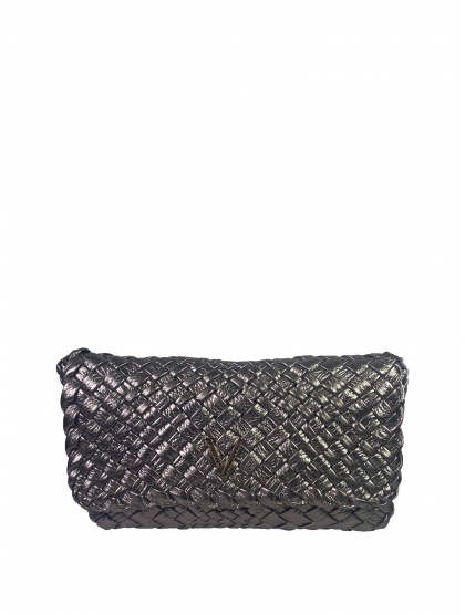 NEW MADISON V BRAIDED CLUTCH