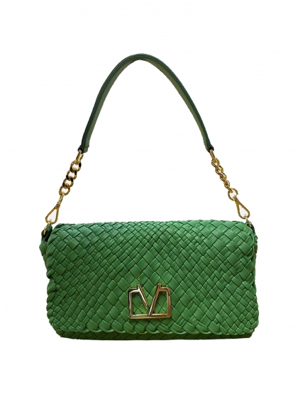 CARTER V BRAIDED SHOULDER BAG