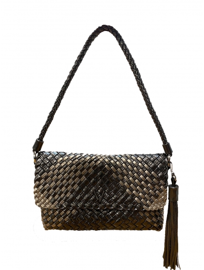 MADISON V BRAIDED CLUTCH