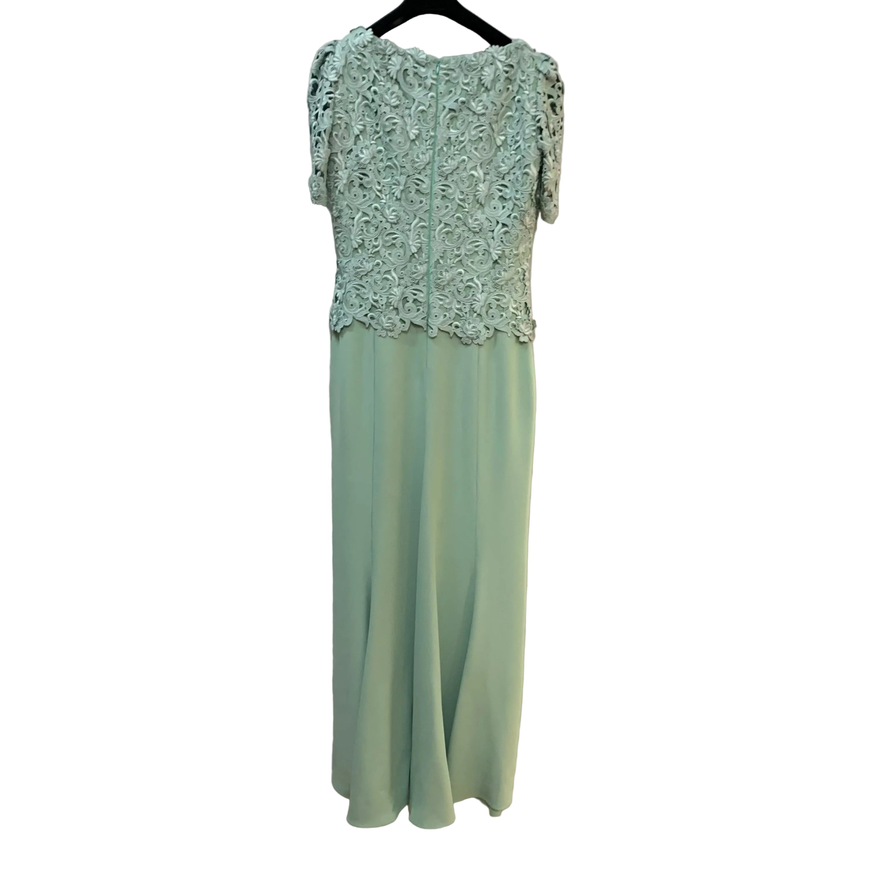 VESTIDO GUIPUR Y SEDA