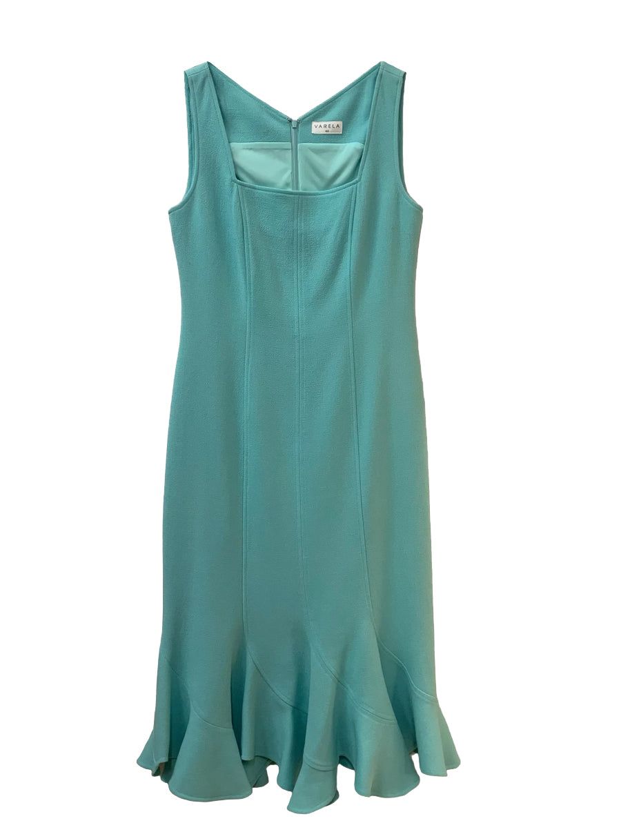 VESTIDO MIDI BUSTIER QUILLAS 2CR