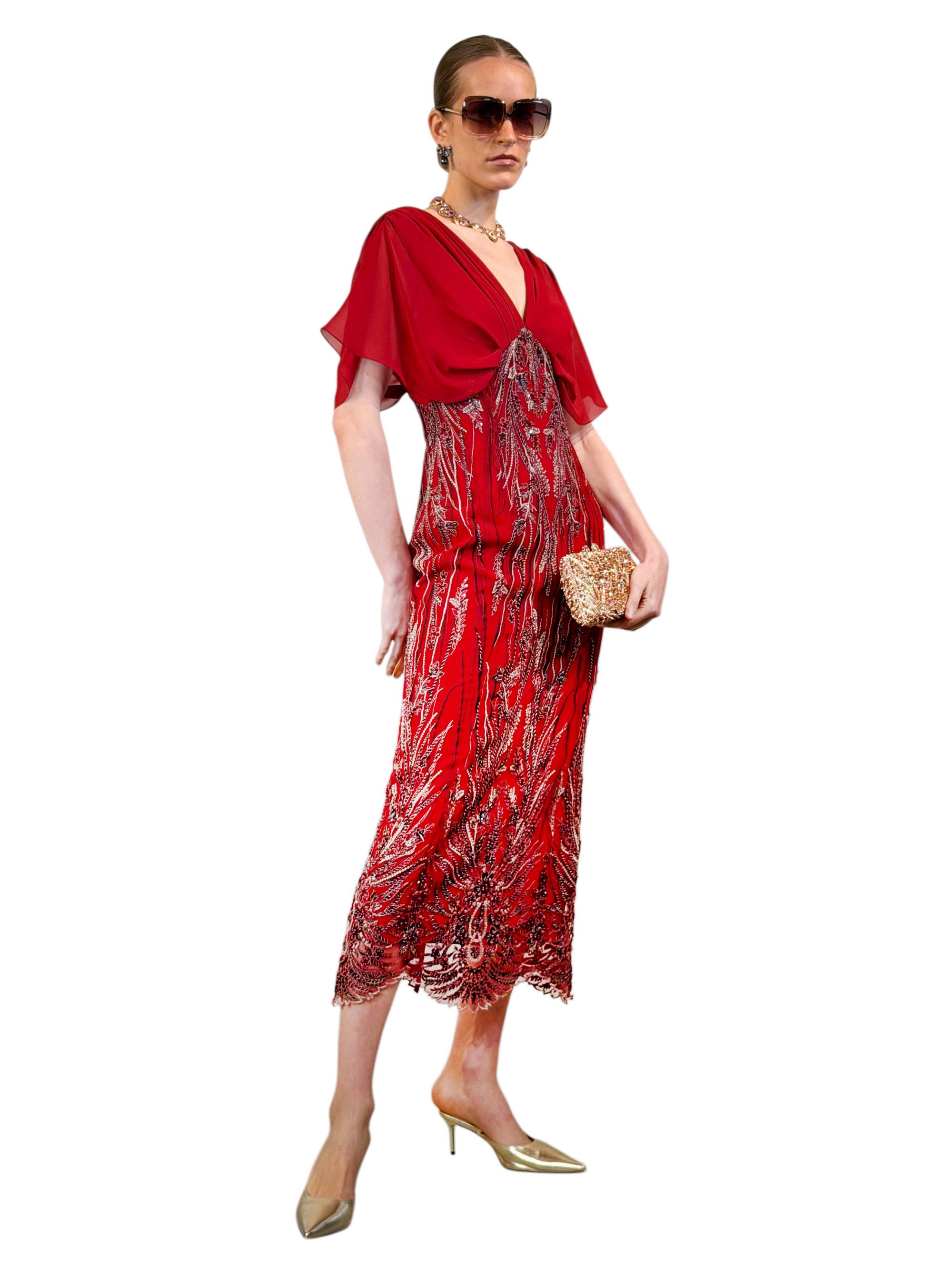 VESTIDO KELSY TUL BORDADO