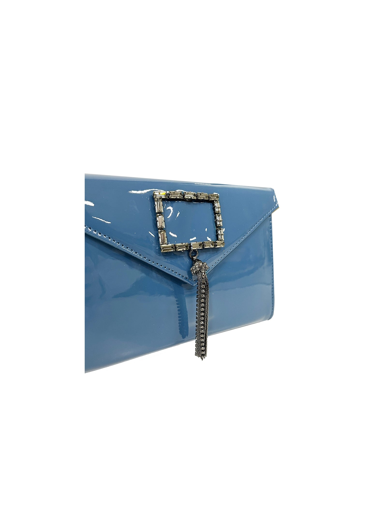 CRYSTAL PATENT LEATHER OVERLAY