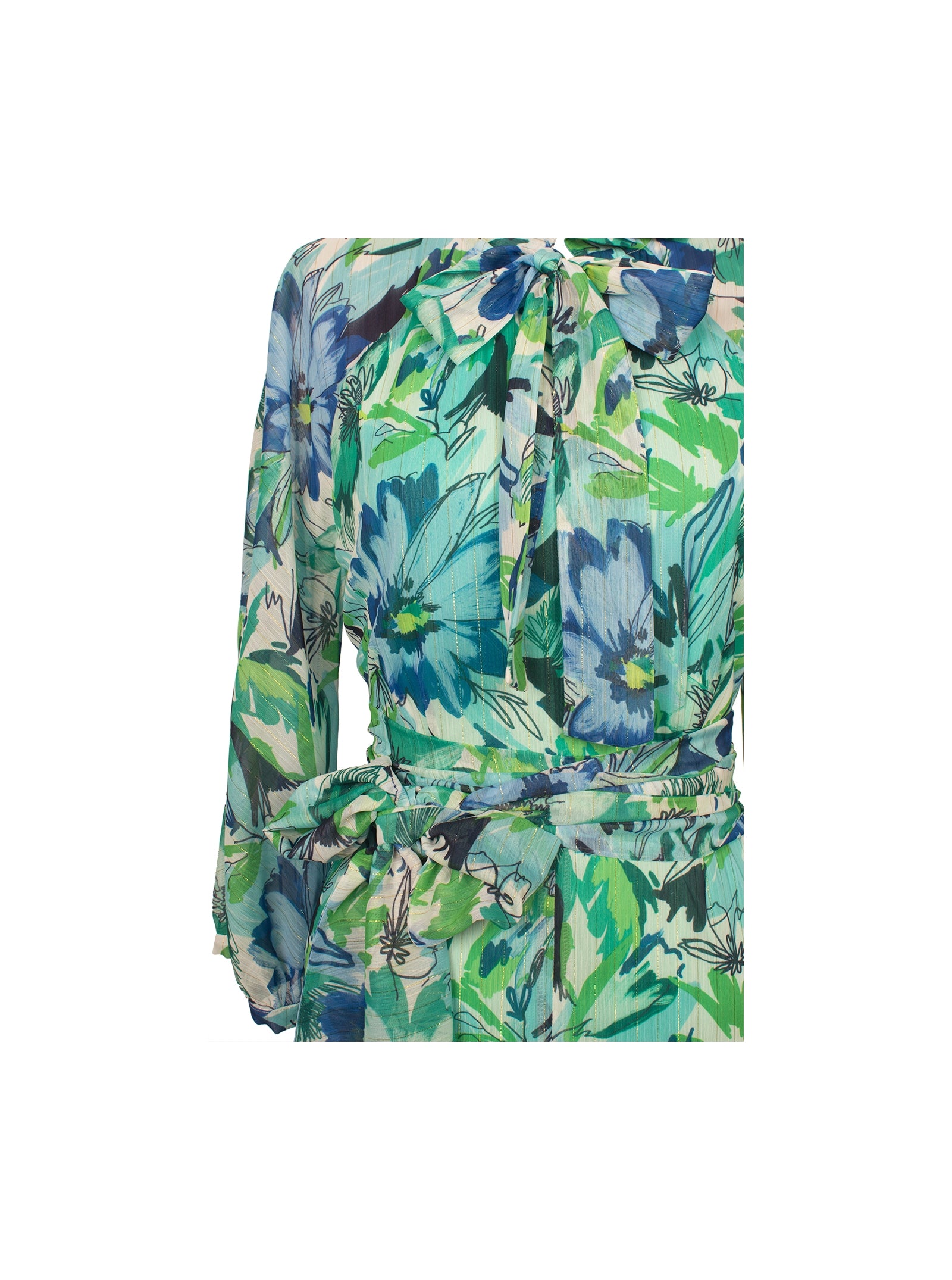 PRINTED PIRATE LONG DRESS