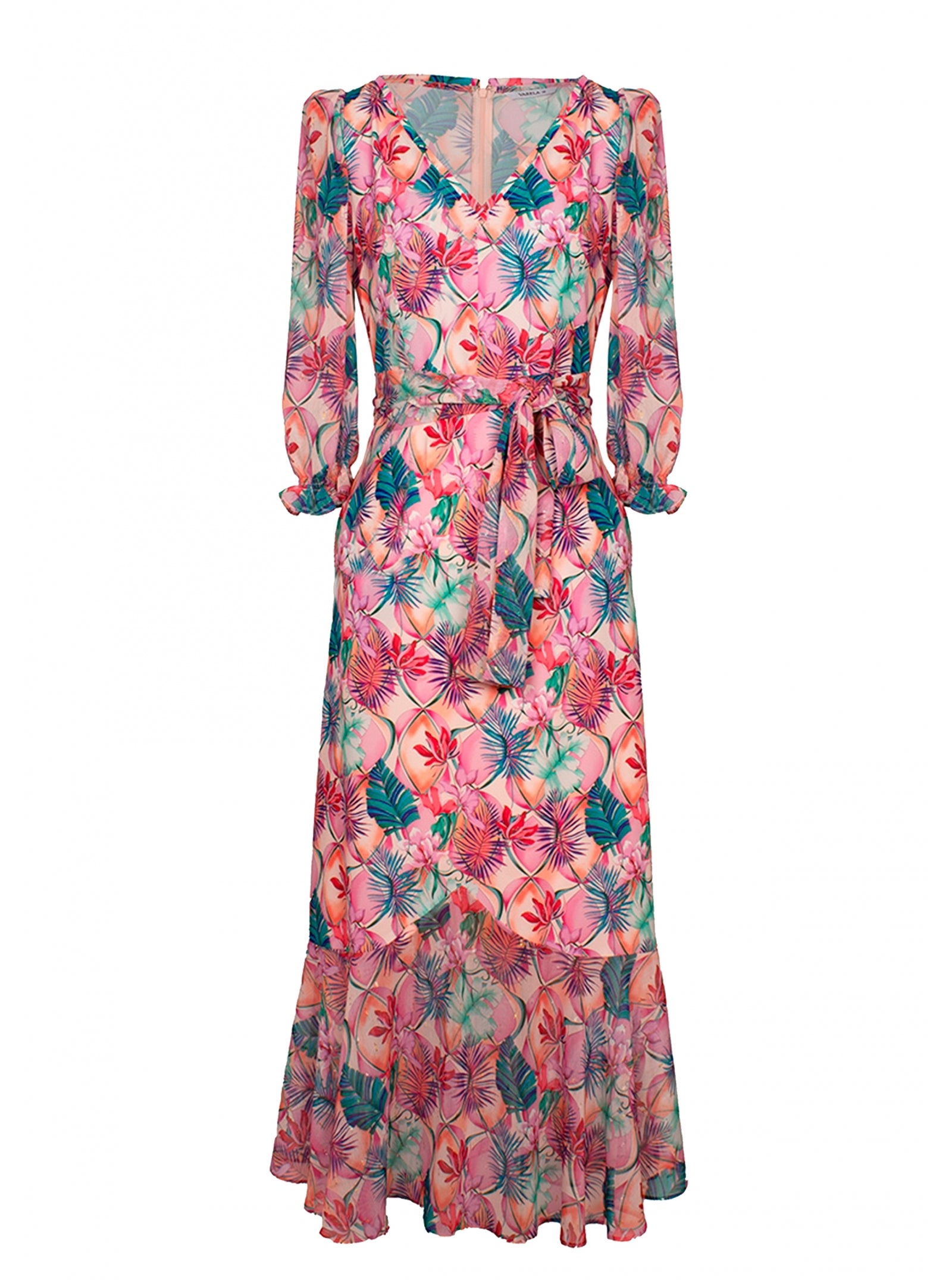 PIRATE V-NECK MIDI DRESS