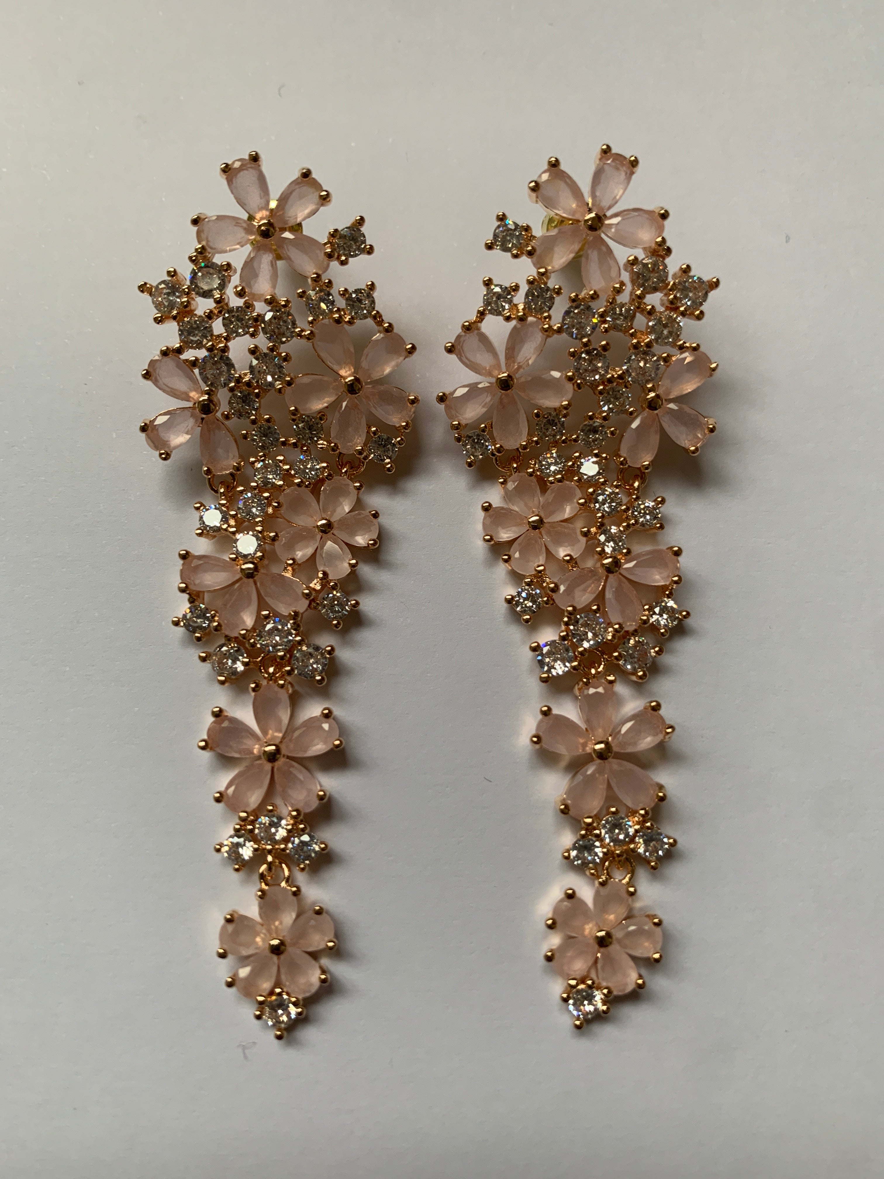 Pendiente Racimo Flores