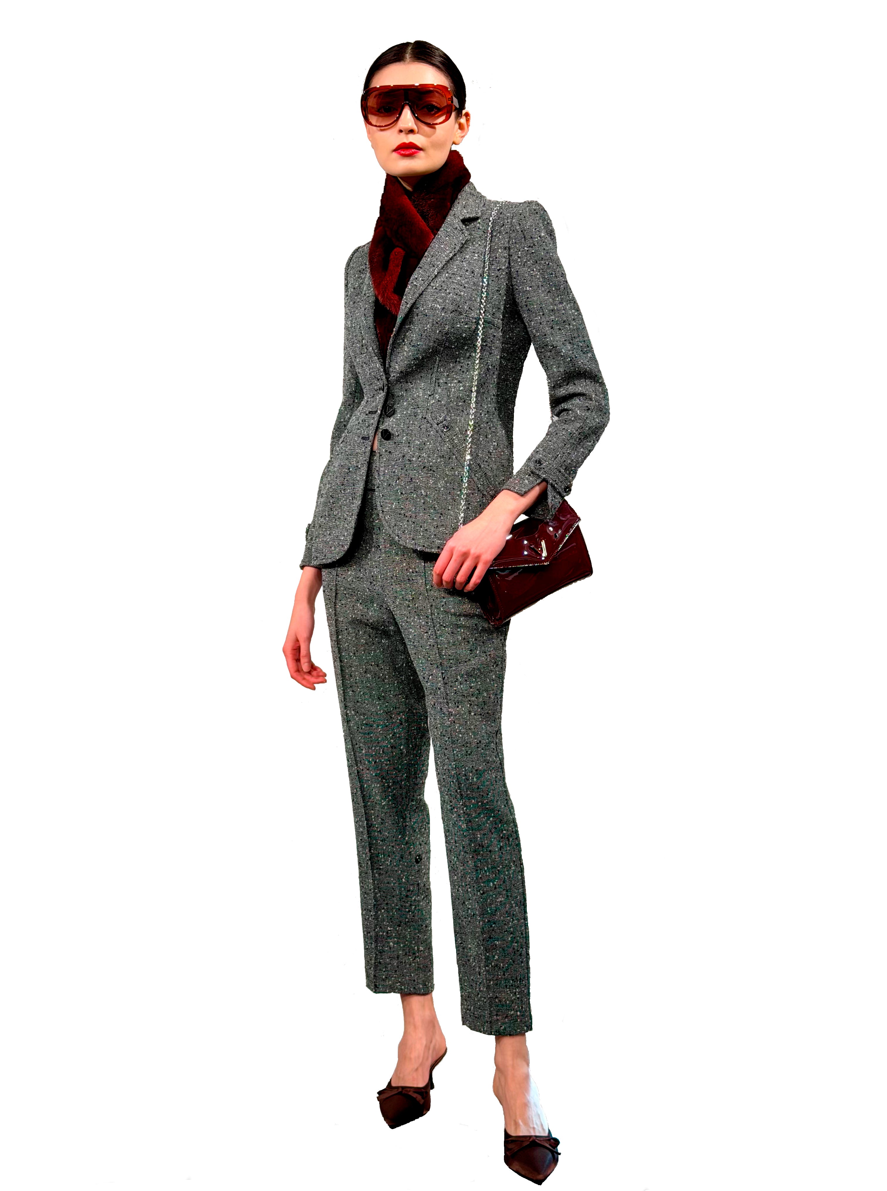 CHEVIOT TAILORED JACKET