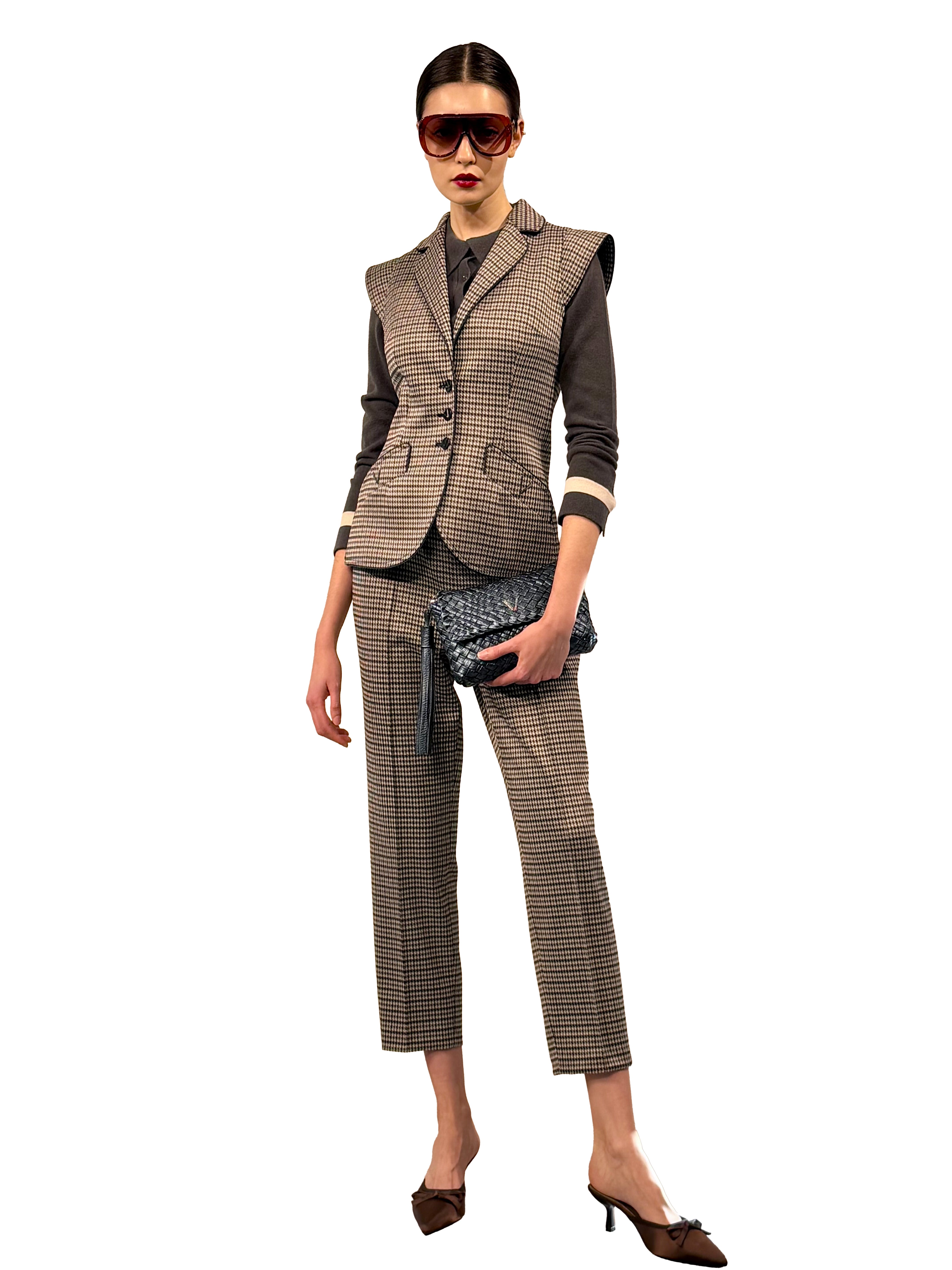 SKINNY HOUNDFOOT PANTS