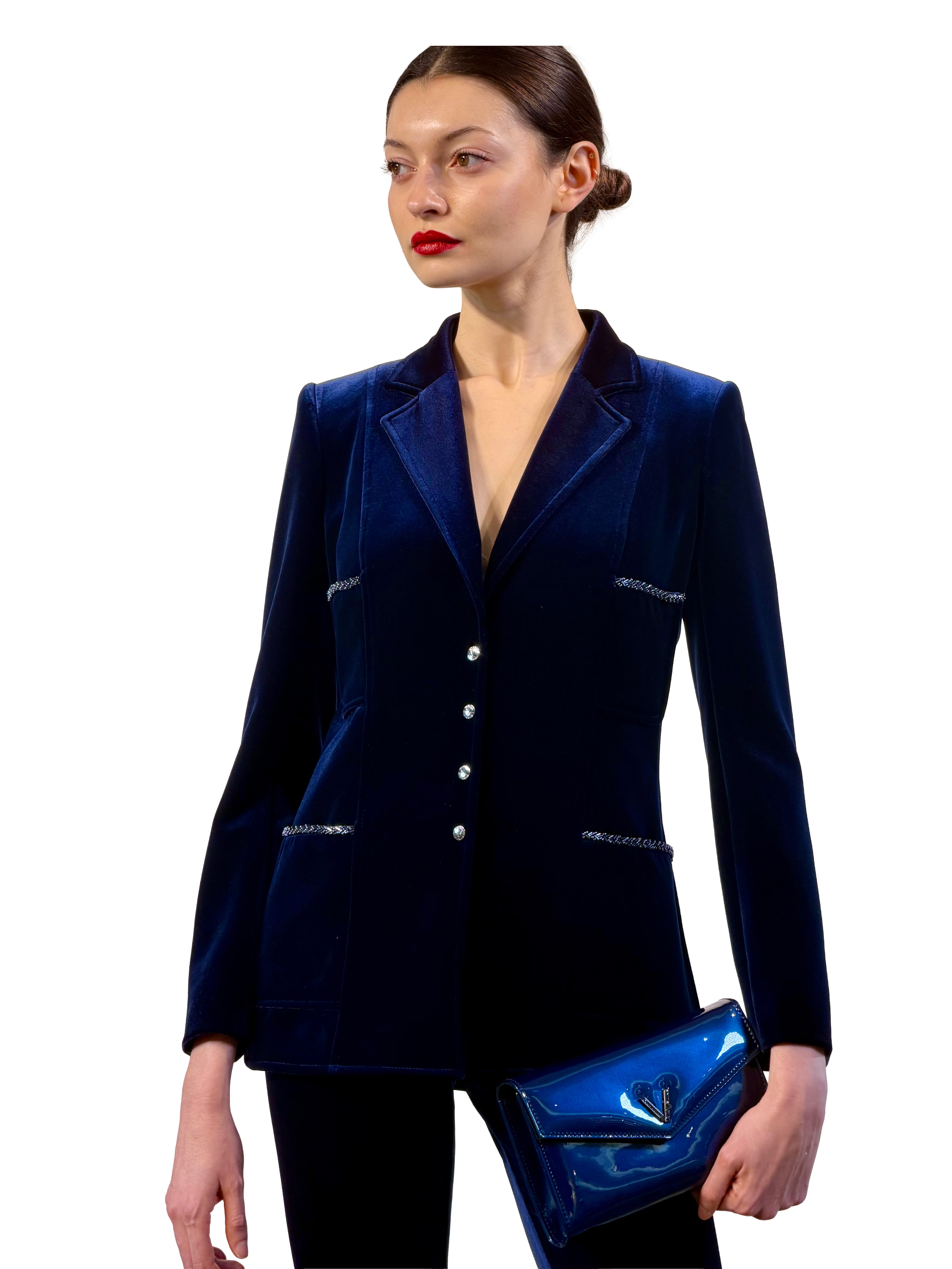 L'ANGE VELVET SMOKING JACKET